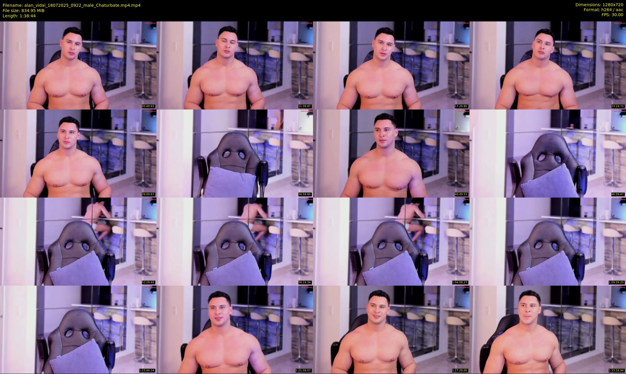 alan_vidal — 99 minute Chaturbate male cam show recording, 720p, Jul 18, 2025
