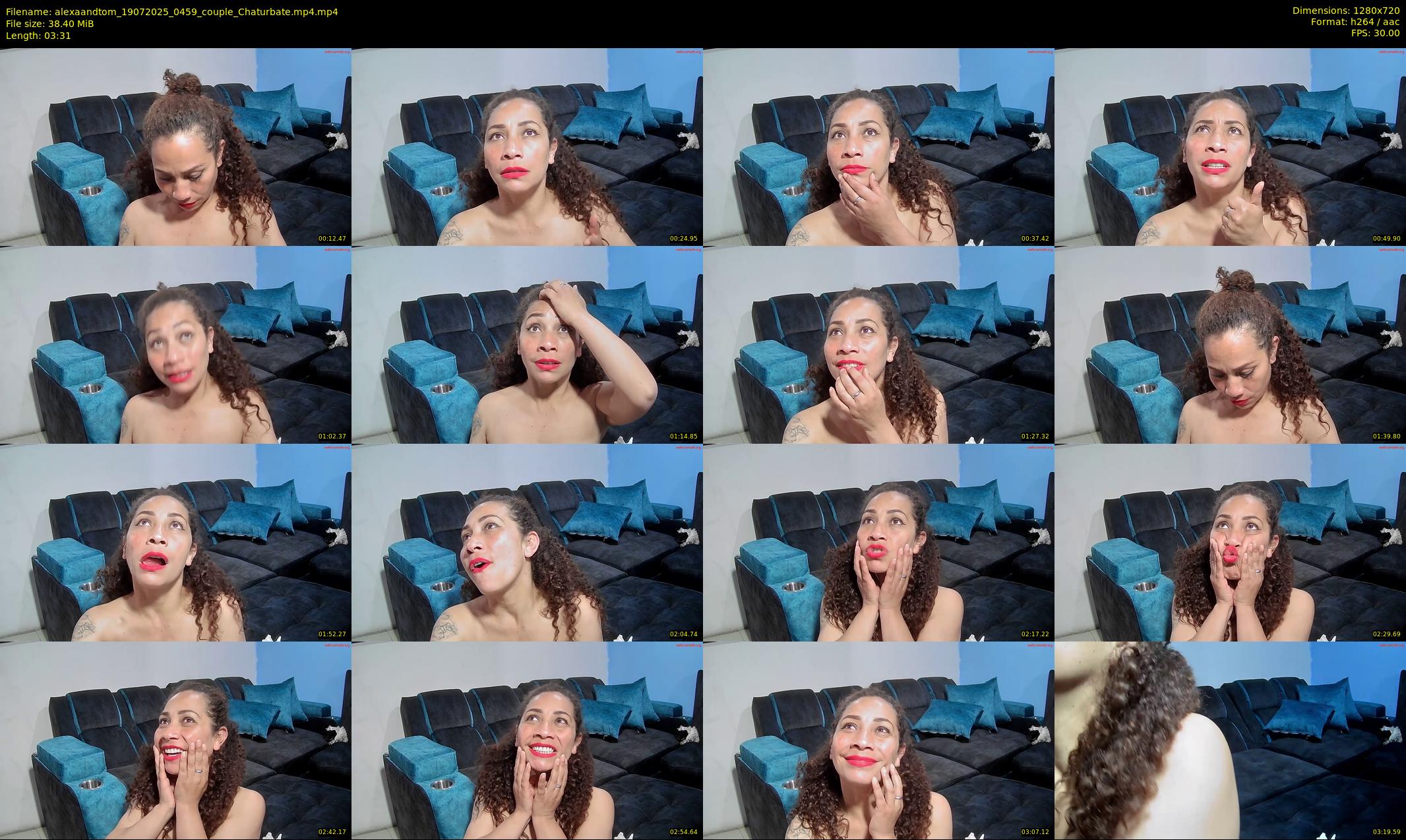 alexaandtom — 4 minute Chaturbate couple cam show recording, 720p, Jul 19, 2025
