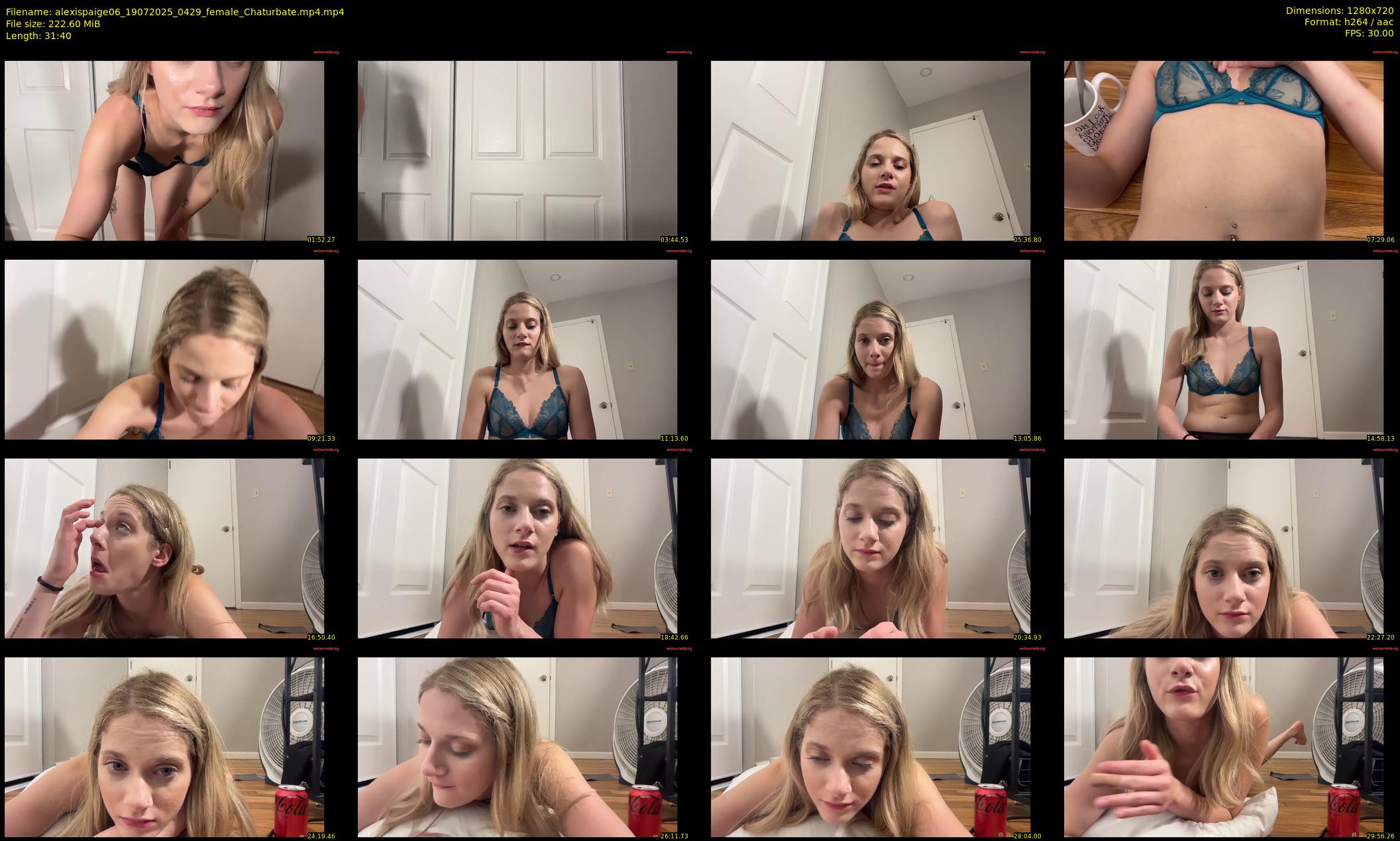alexispaige06 — 32 minute Chaturbate female cam show recording, 720p, Jul 19, 2025