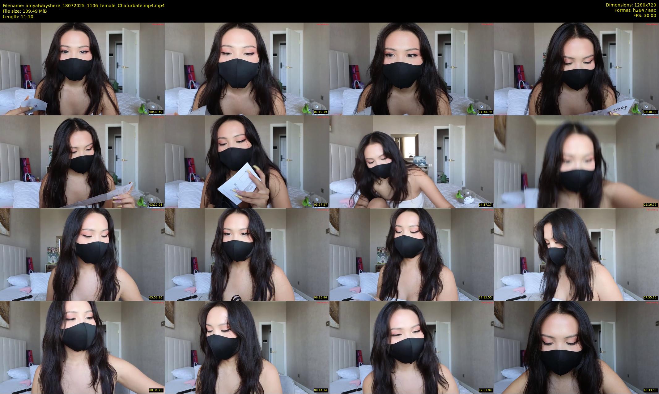 amyalwayshere — 12 minute Chaturbate female cam show recording, 720p, Jul 18, 2025