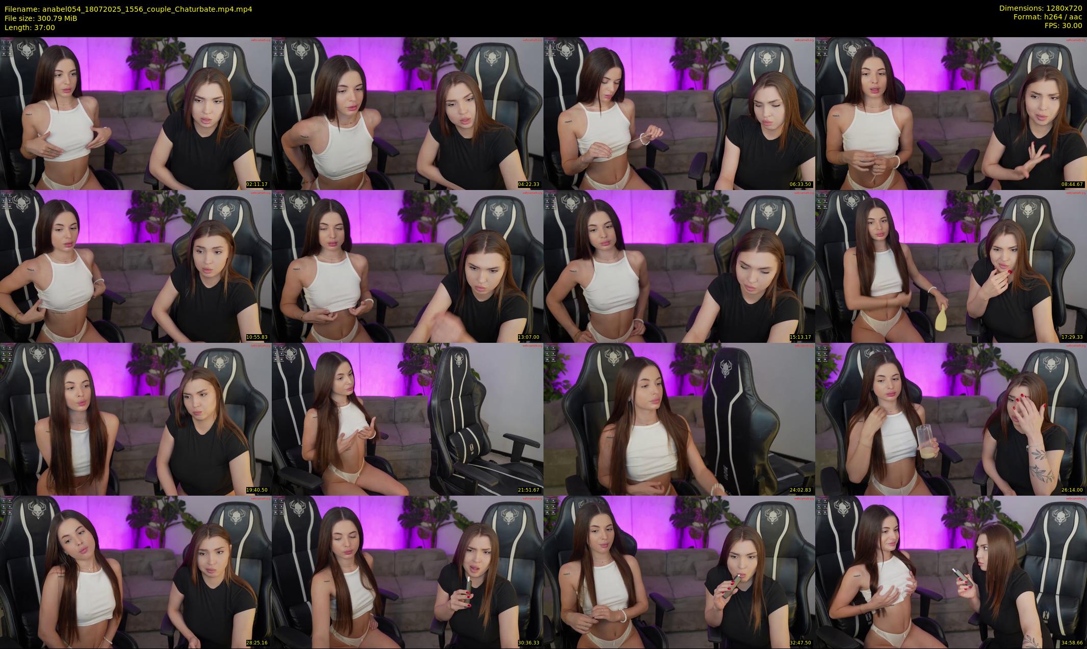 anabel054 — 37 minute Chaturbate female cam show recording, 720p, Jul 18, 2025