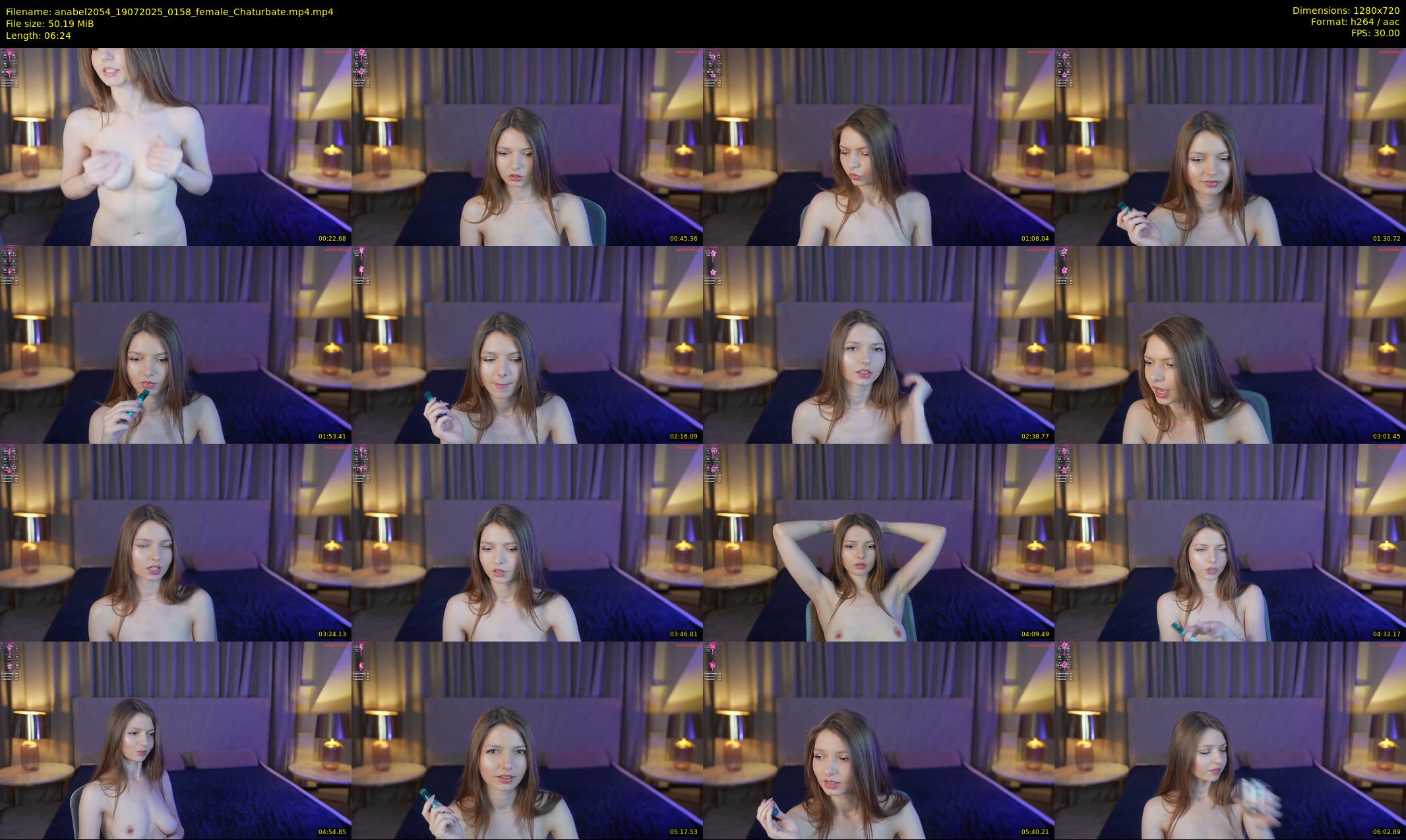anabel2054 — 7 minute Chaturbate female cam show recording, 720p, Jul 19, 2025