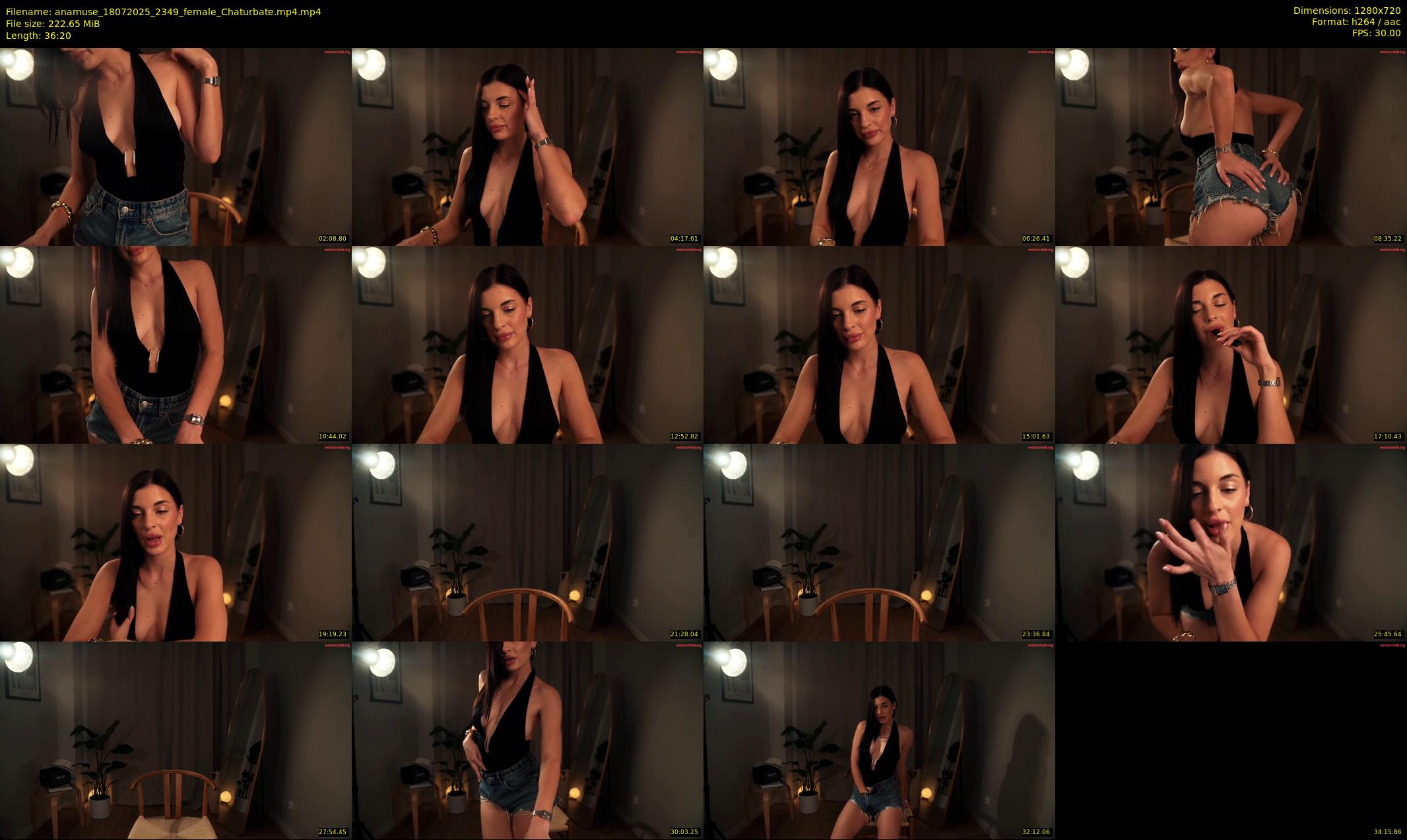 anamuse — 37 minute Chaturbate female cam show recording, 720p, Jul 18, 2025
