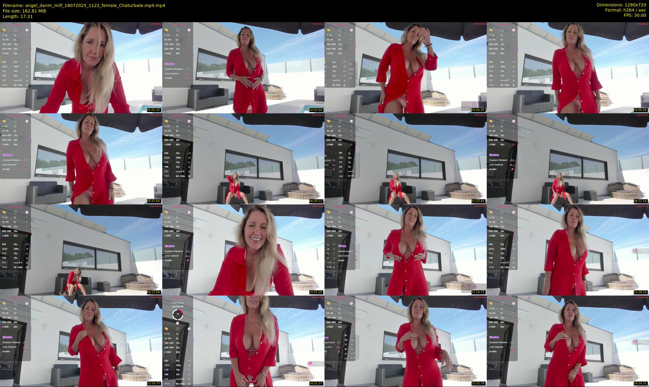 angel_danm_milf — 18 minute Chaturbate female cam show recording, 720p, Jul 18, 2025