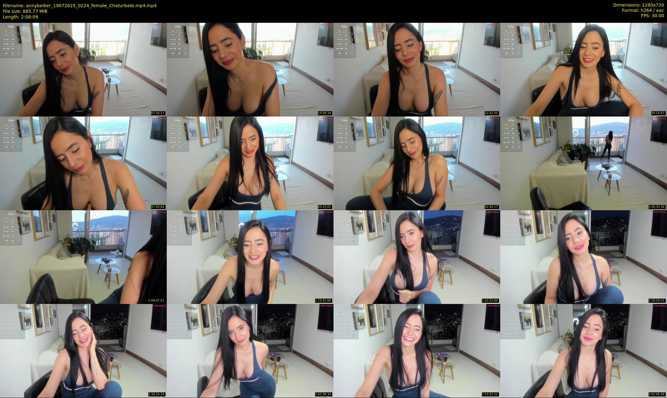 annybeiker — 129 minute Chaturbate female cam show recording, 720p, Jul 19, 2025