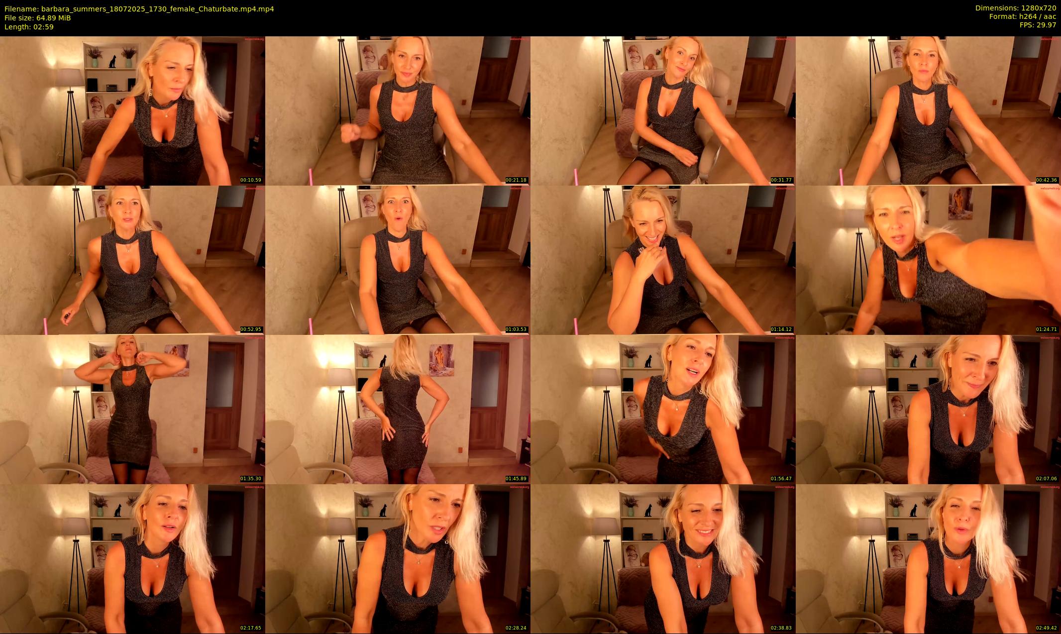 barbara_summers — 3 minute Chaturbate female cam show recording, 720p, Jul 18, 2025