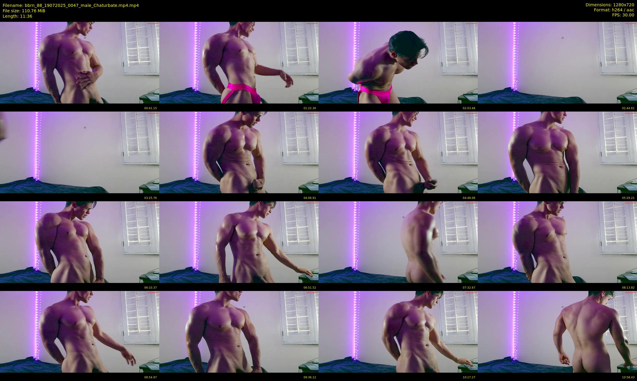 bbrn_88 — 12 minute Chaturbate male cam show recording, 720p, Jul 19, 2025