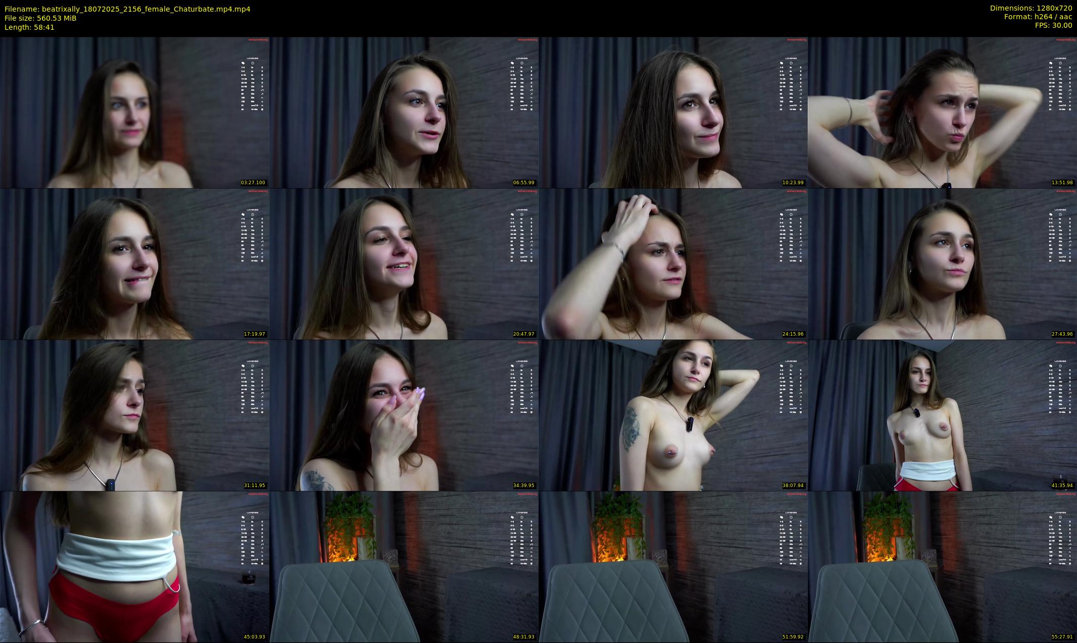 beatrixally — 59 minute Chaturbate female cam show recording, 720p, Jul 18, 2025