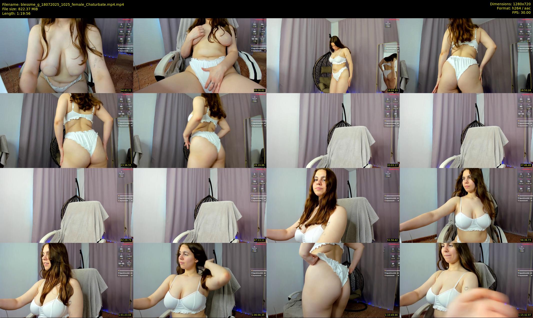 blessme_g — 80 minute Chaturbate female cam show recording, 720p, Jul 18, 2025