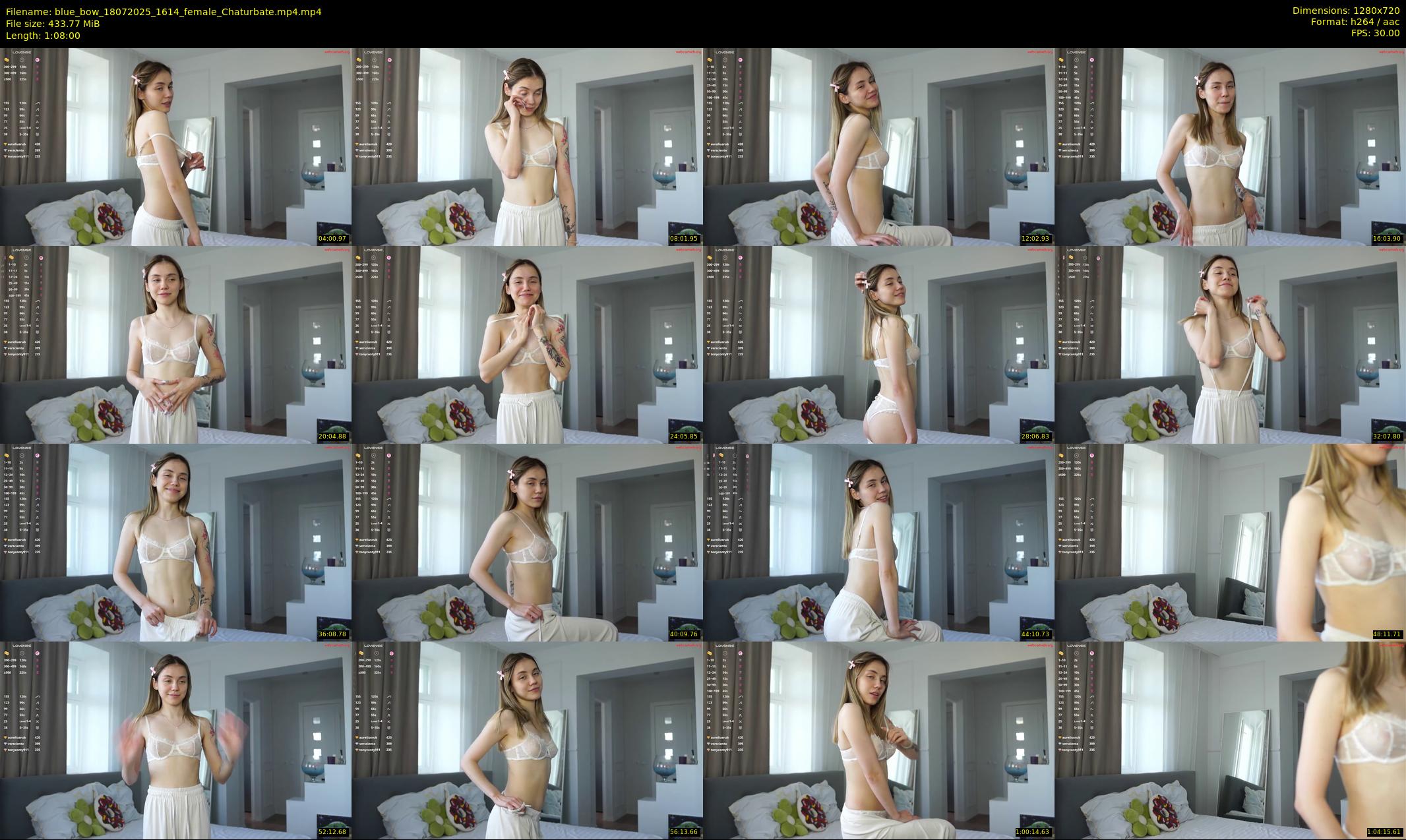 blue_bow — 68 minute Chaturbate female cam show recording, 720p, Jul 18, 2025