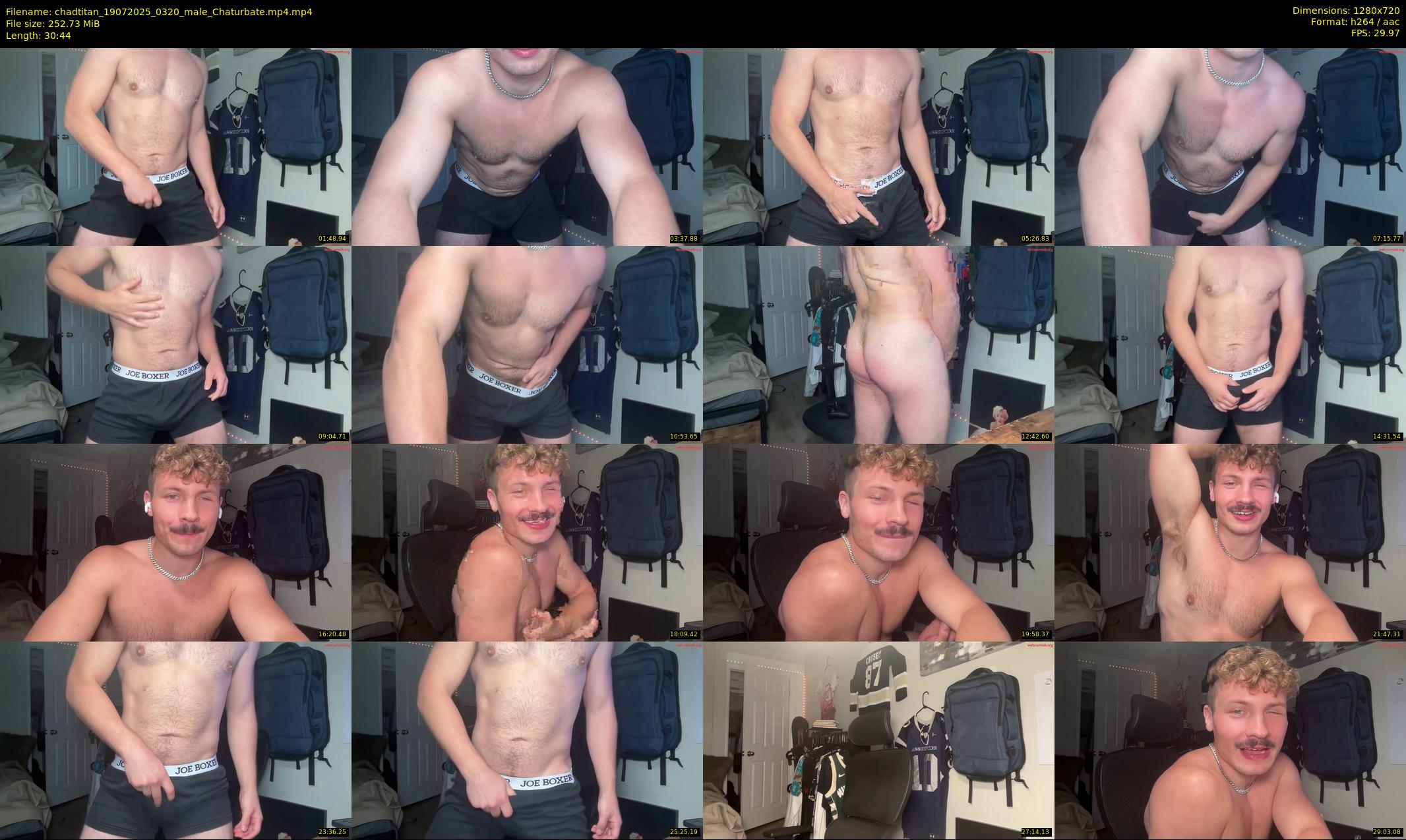 chadtitan — 31 minute Chaturbate male cam show recording, 720p, Jul 19, 2025