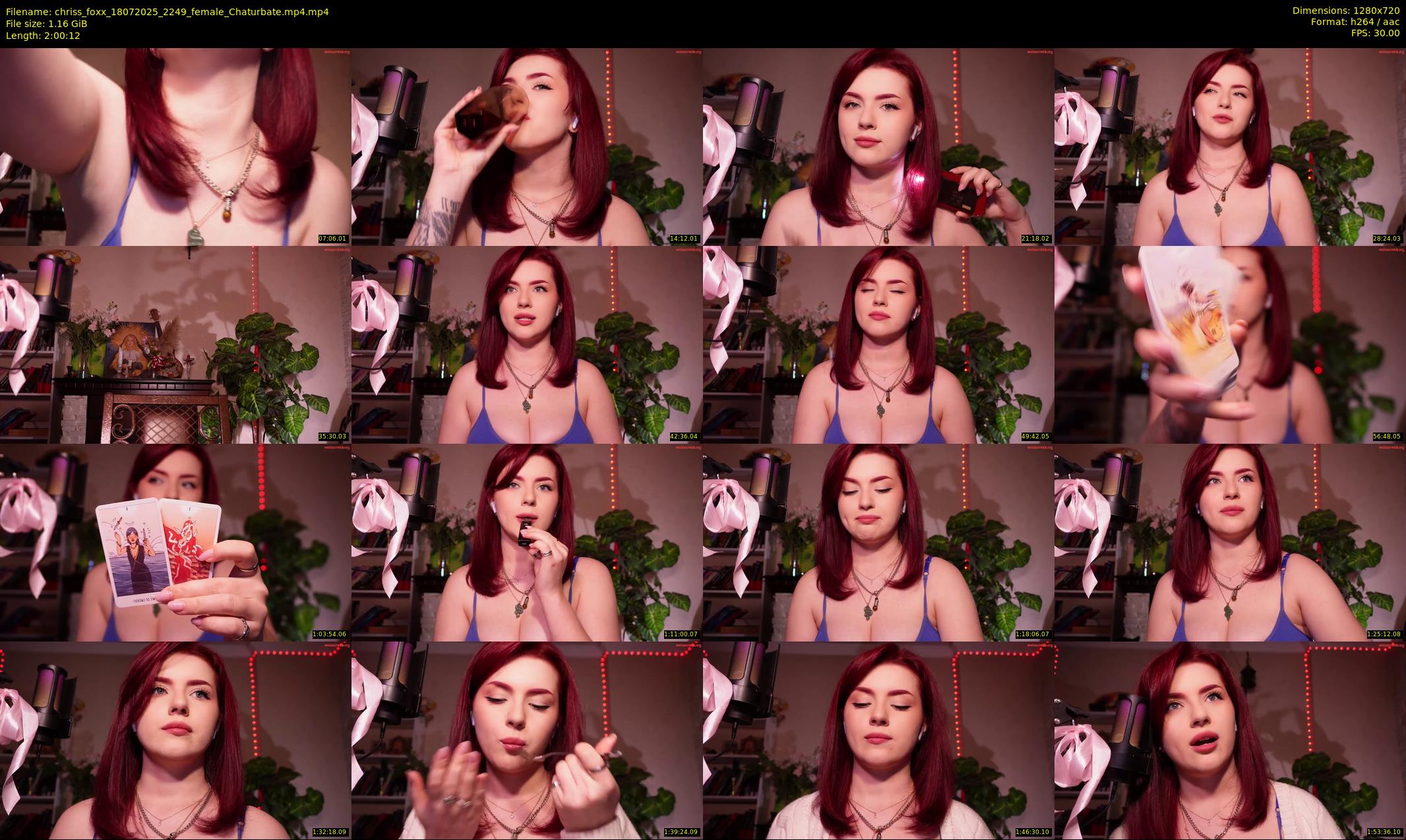 chriss_foxx — 121 minute Chaturbate female cam show recording, 720p, Jul 18, 2025