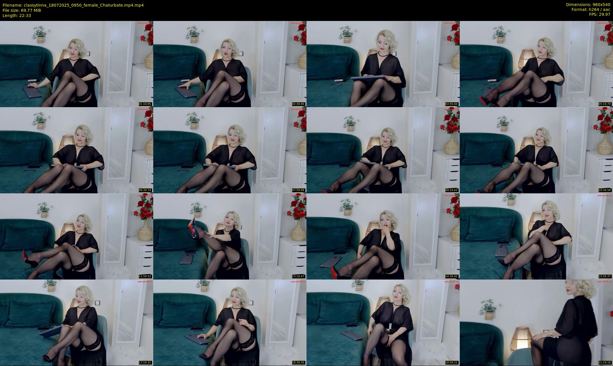 classytinna — 23 minute Chaturbate female cam show recording, 480p, Jul 18, 2025