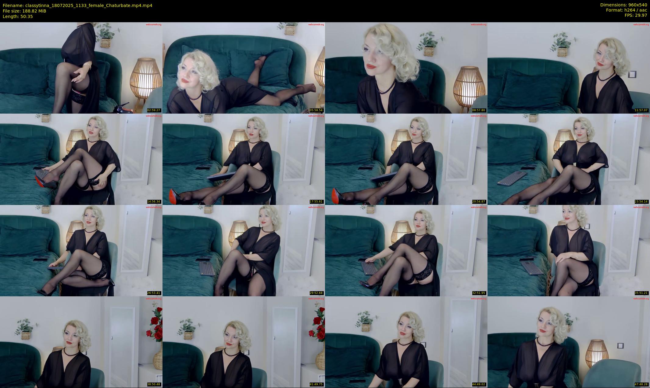 classytinna — 51 minute Chaturbate female cam show recording, 480p, Jul 18, 2025