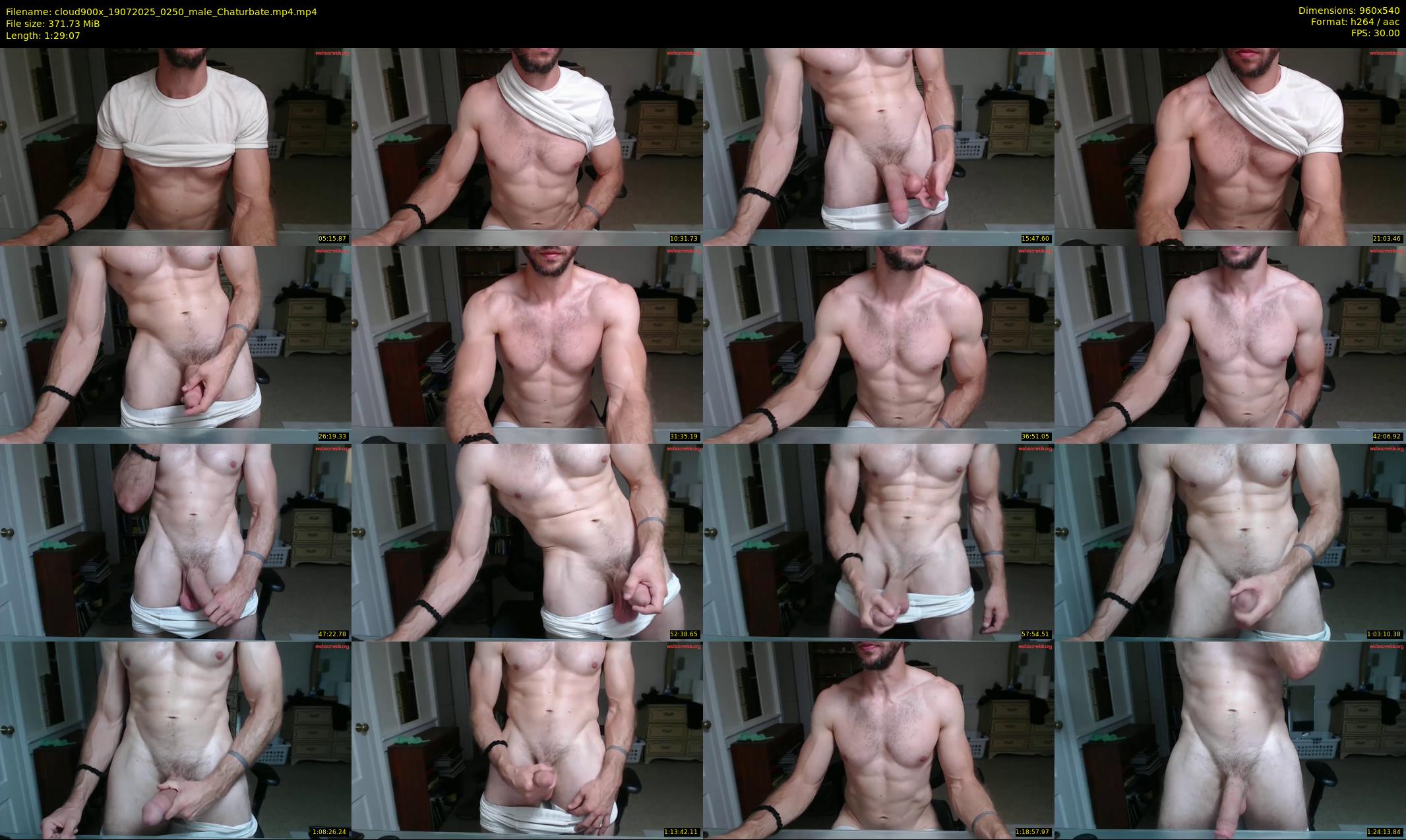 cloud900x — 90 minute Chaturbate male cam show recording, 480p, Jul 19, 2025