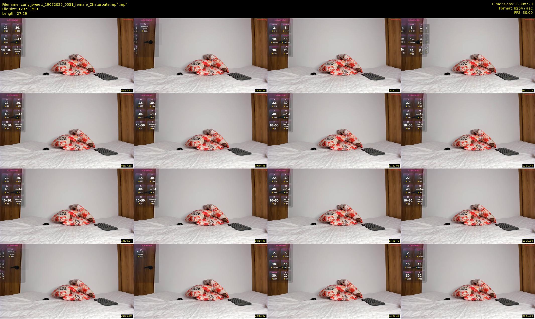 curly_sweett — 28 minute Chaturbate female cam show recording, 720p, Jul 19, 2025