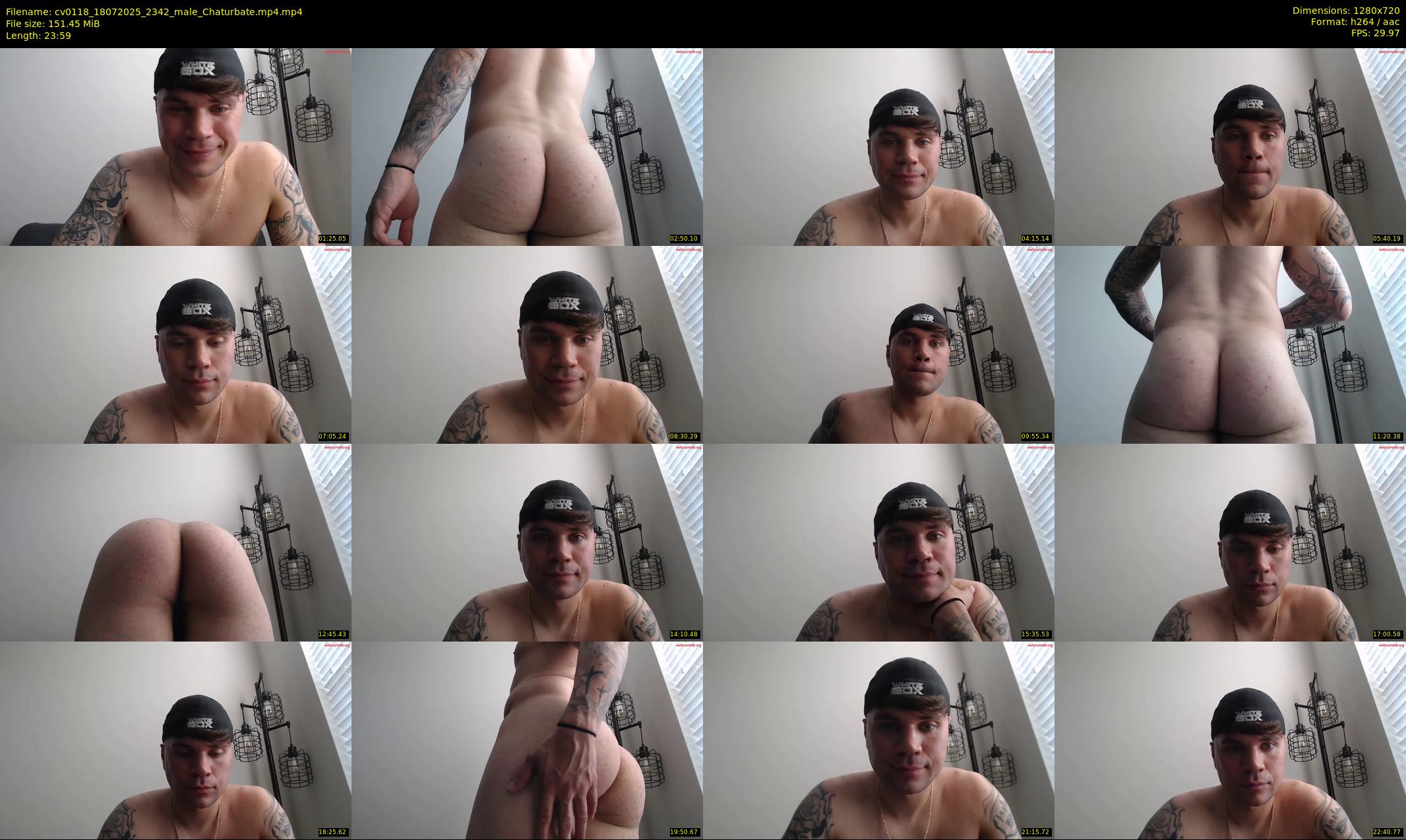 cv0118 — 24 minute Chaturbate male cam show recording, 720p, Jul 18, 2025