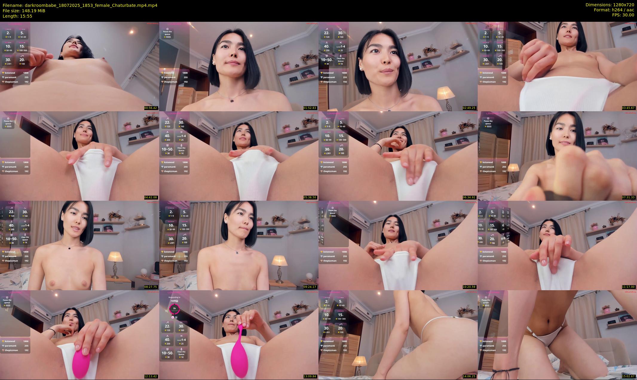 darkroombabe — 16 minute Chaturbate female cam show recording, 720p, Jul 18, 2025