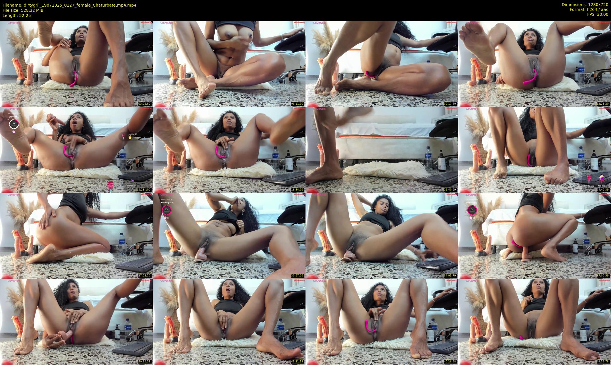 dirtygril — 53 minute Chaturbate female cam show recording, 720p, Jul 19, 2025