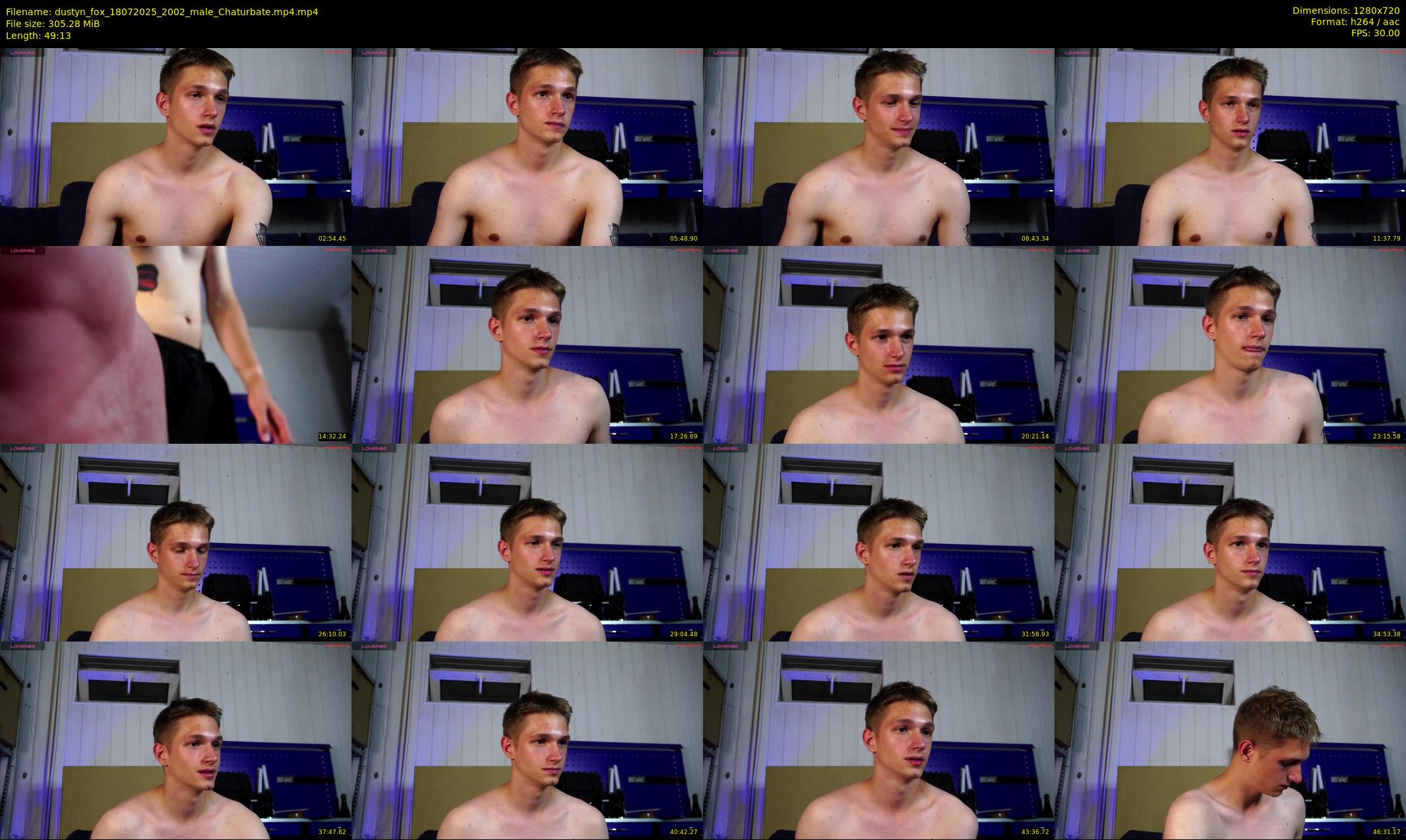 dustyn_fox — 50 minute Chaturbate male cam show recording, 720p, Jul 18, 2025