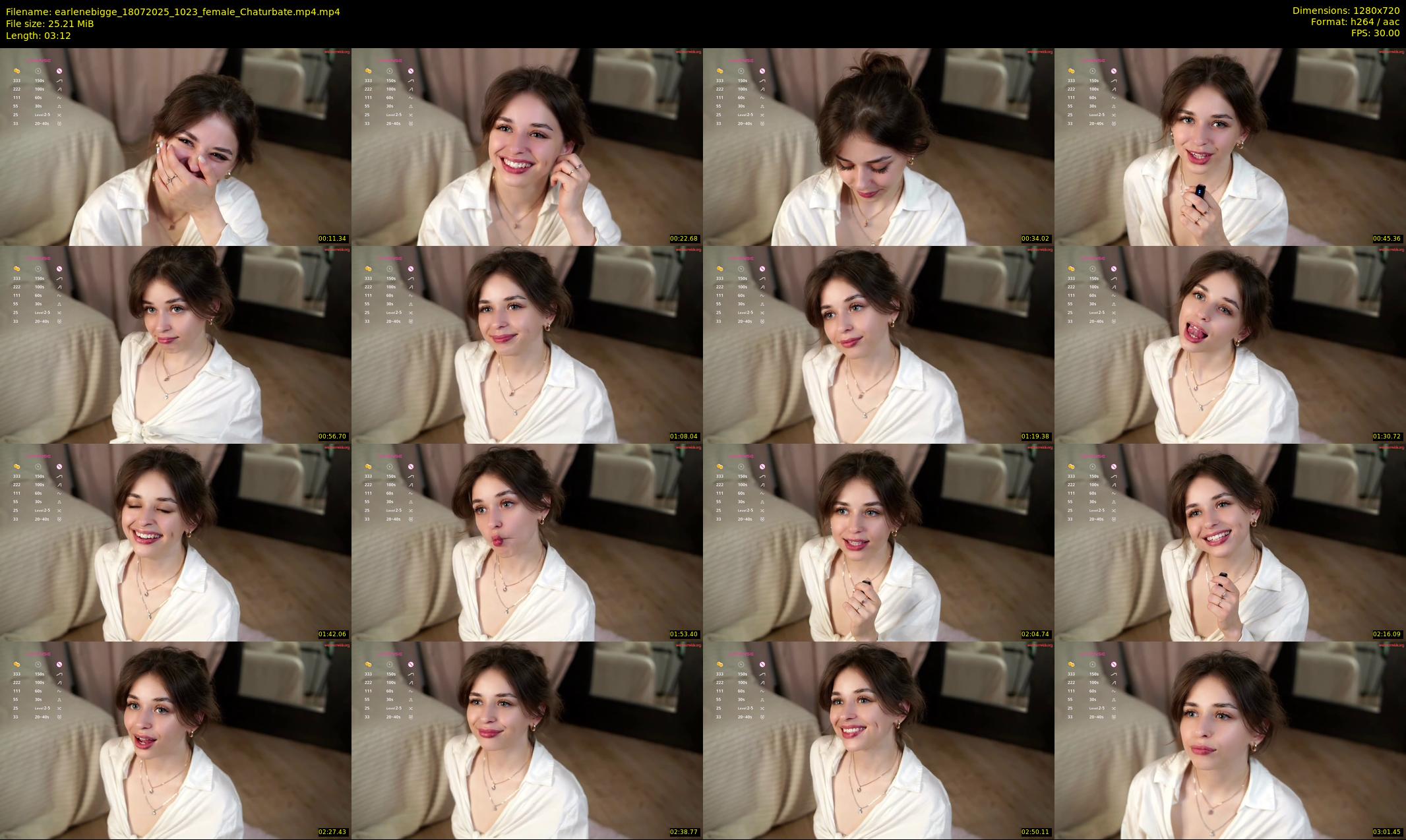earlenebigge — 4 minute Chaturbate female cam show recording, 720p, Jul 18, 2025
