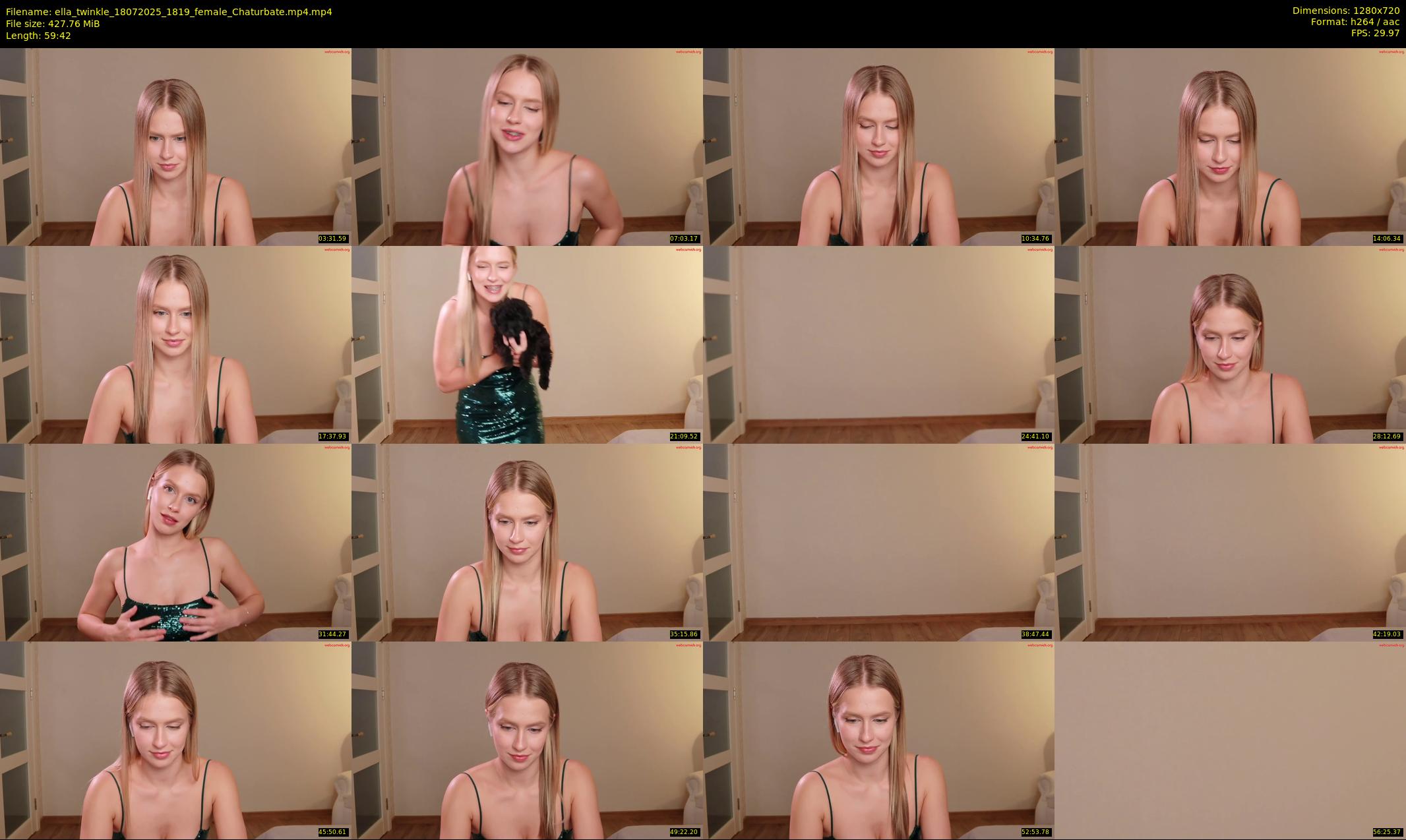 ella_twinkle — 60 minute Chaturbate female cam show recording, 720p, Jul 18, 2025