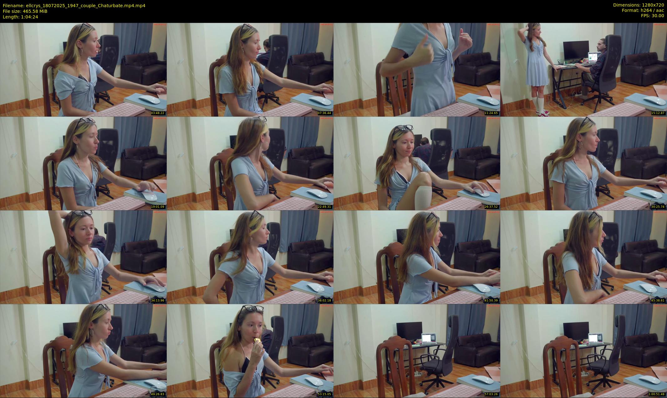 ellcrys — 65 minute Chaturbate couple cam show recording, 720p, Jul 18, 2025