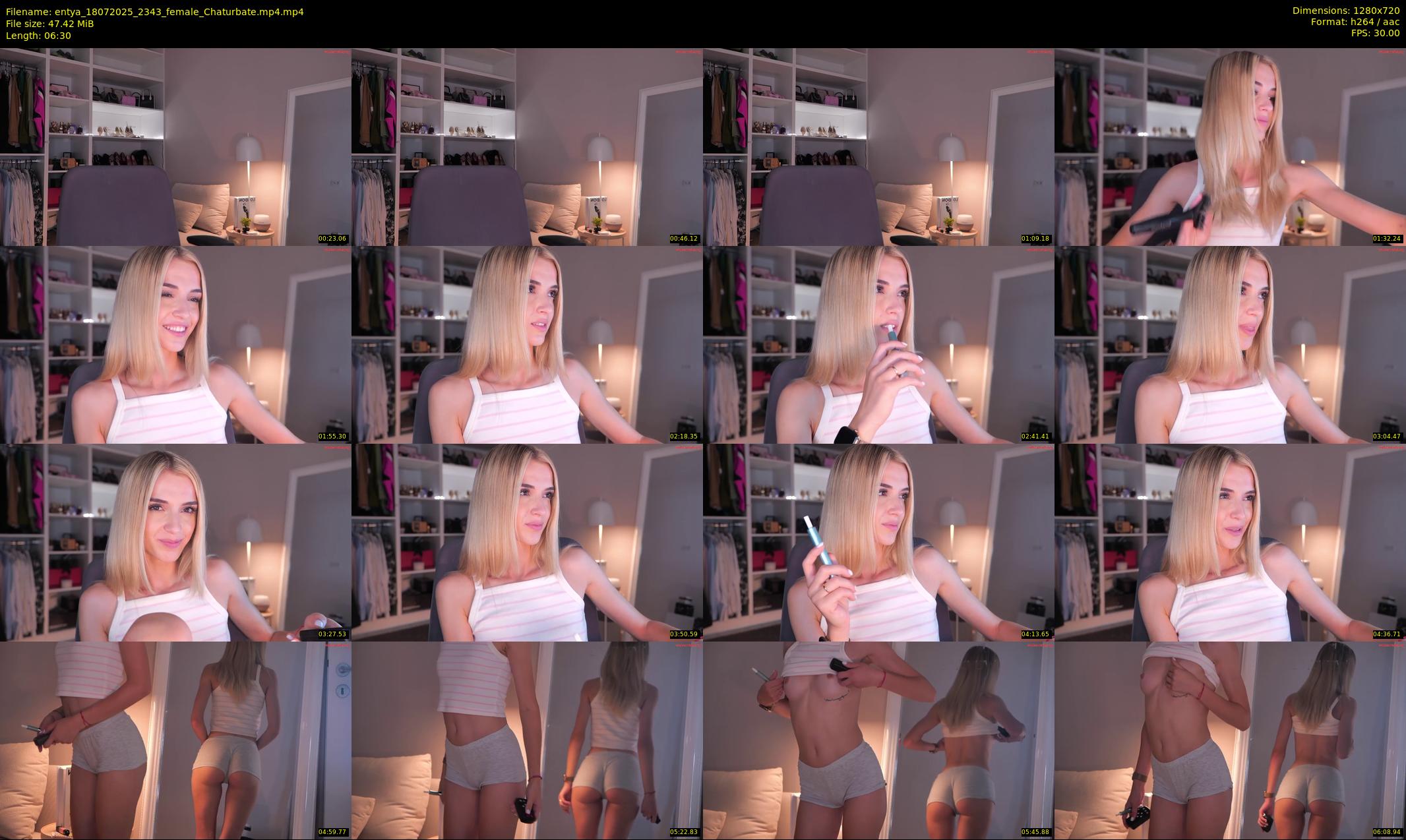 entya — 7 minute Chaturbate female cam show recording, 720p, Jul 18, 2025