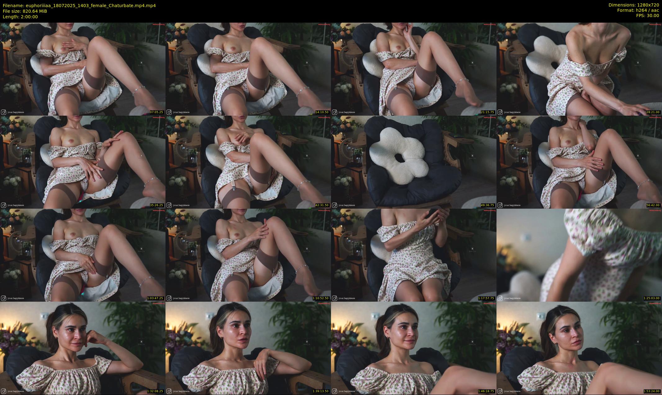 euphoriiiaa — 120 minute Chaturbate female cam show recording, 720p, Jul 18, 2025