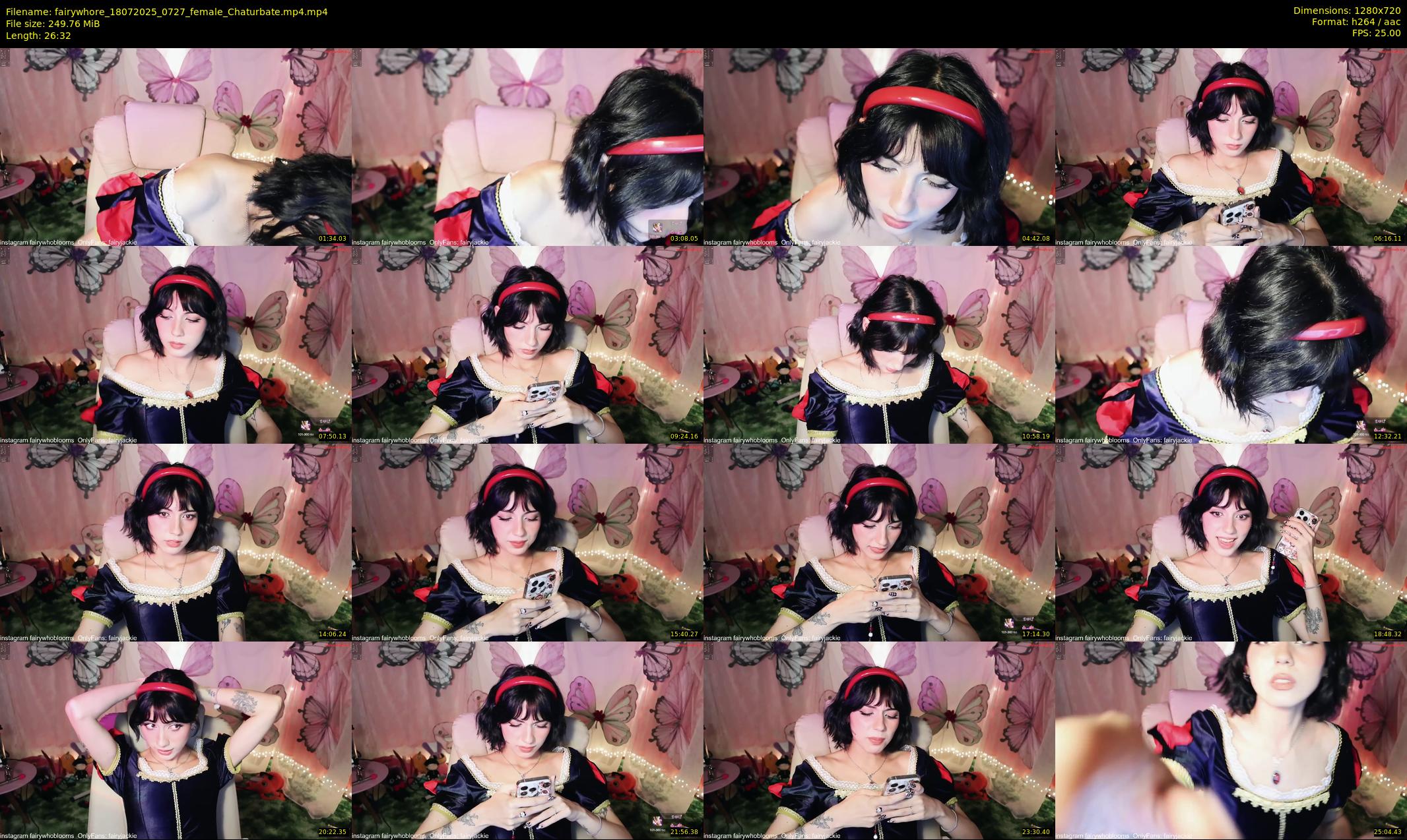 fairywhore — 27 minute Chaturbate female cam show recording, 720p, Jul 18, 2025