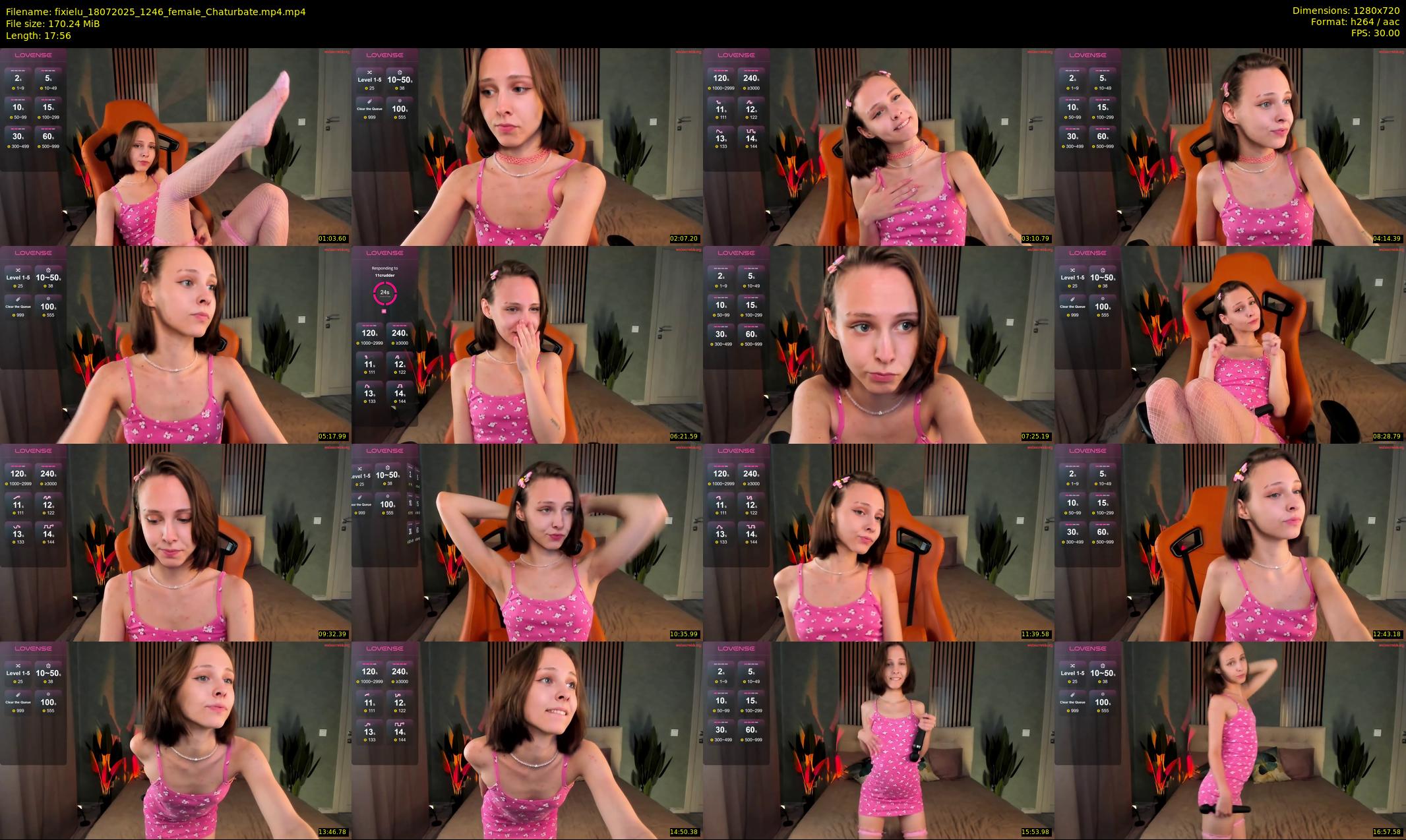 fixielu — 18 minute Chaturbate female cam show recording, 720p, Jul 18, 2025
