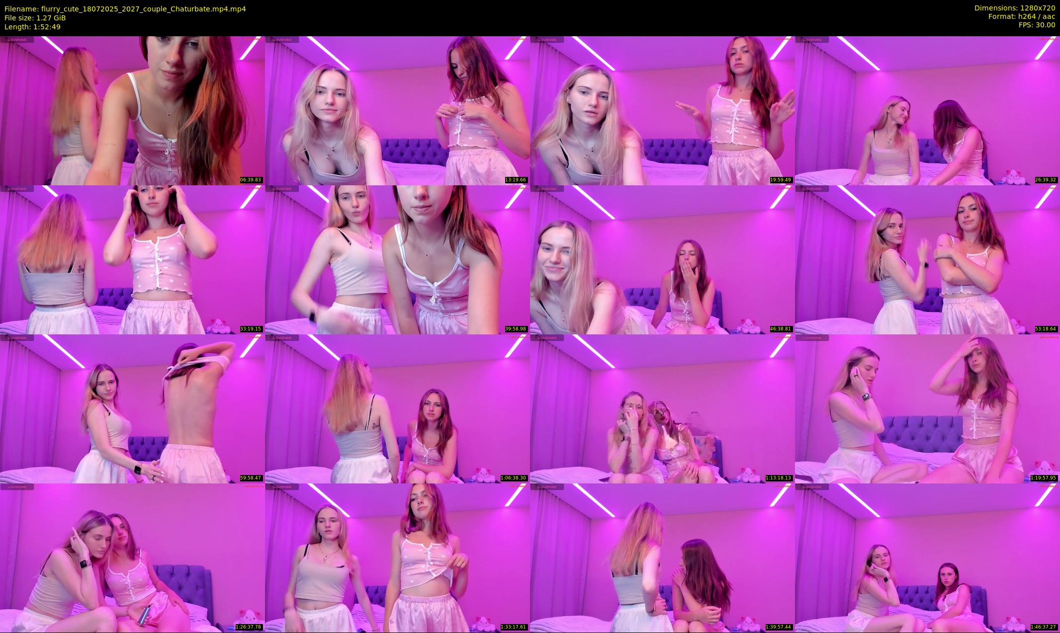 flurry_cute — 113 minute Chaturbate couple cam show recording, 720p, Jul 18, 2025
