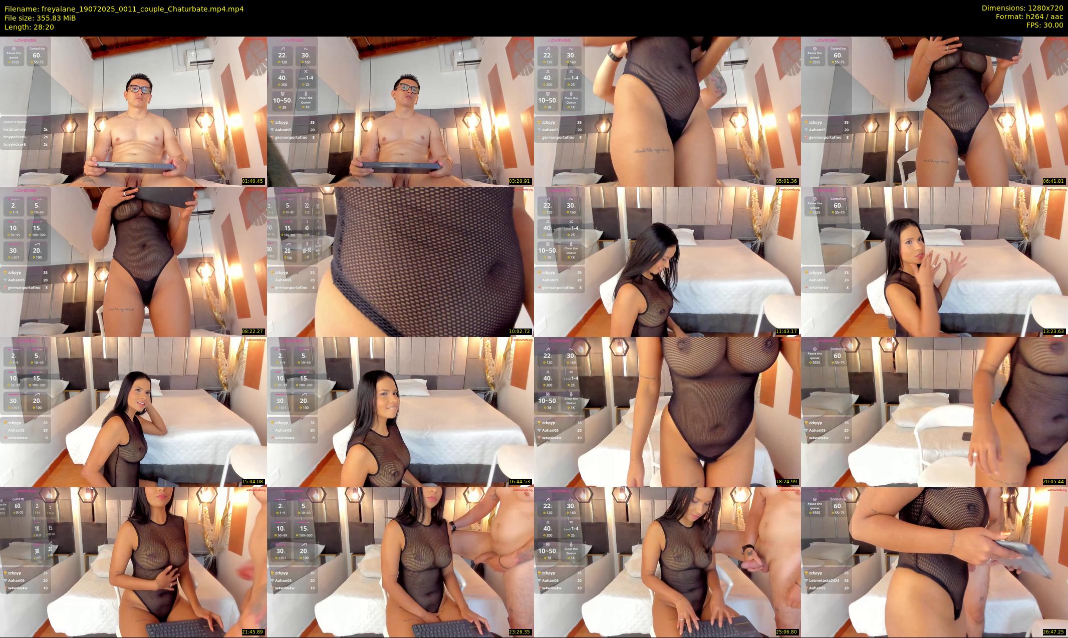 freyalane — 29 minute Chaturbate couple cam show recording, 720p, Jul 19, 2025