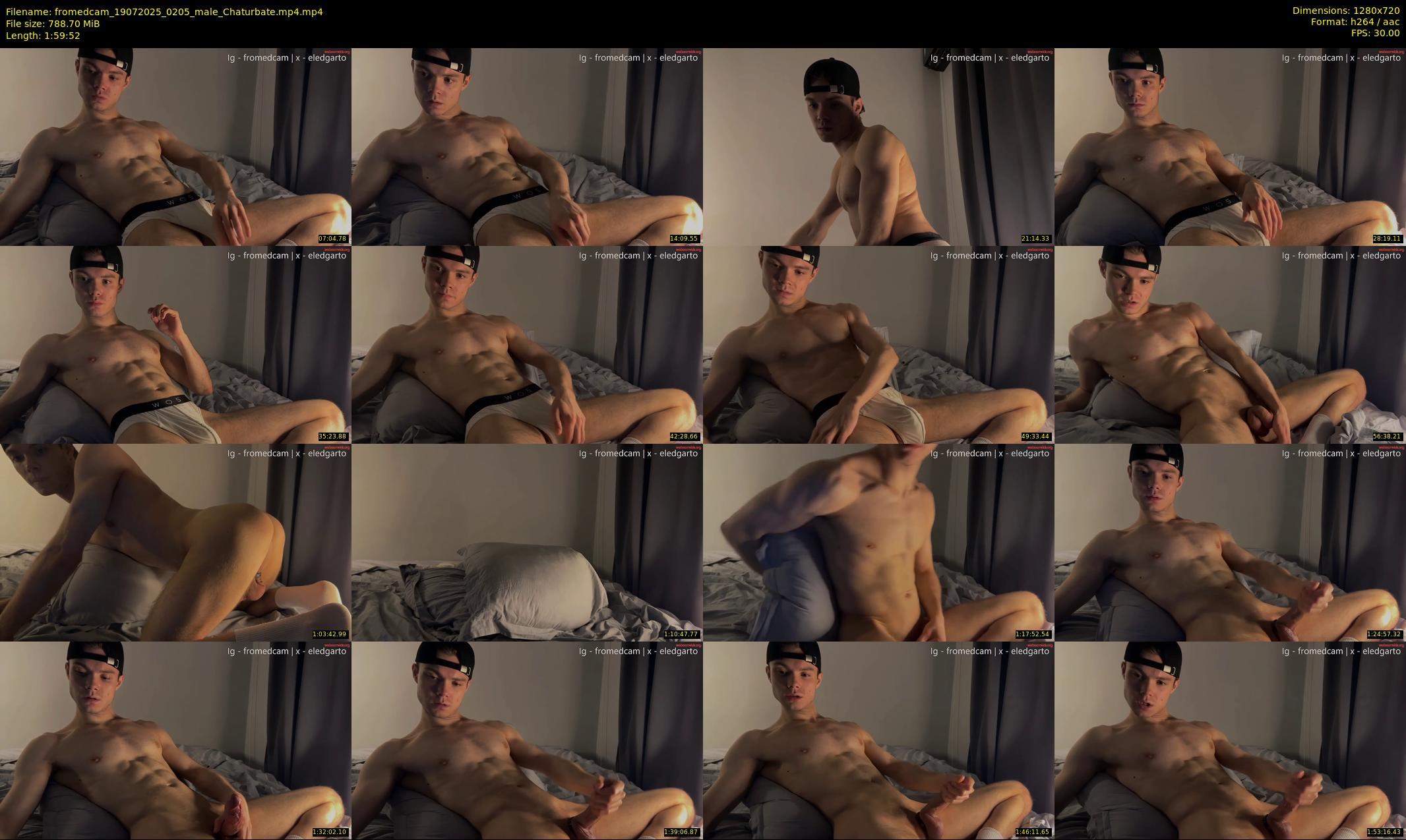 fromedcam — 120 minute Chaturbate male cam show recording, 720p, Jul 19, 2025
