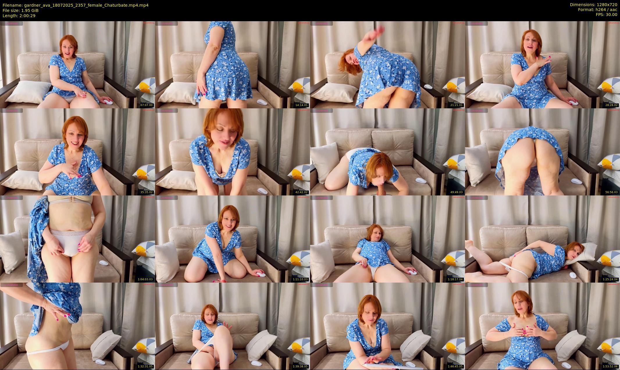 gardner_ava — 121 minute Chaturbate female cam show recording, 720p, Jul 18, 2025
