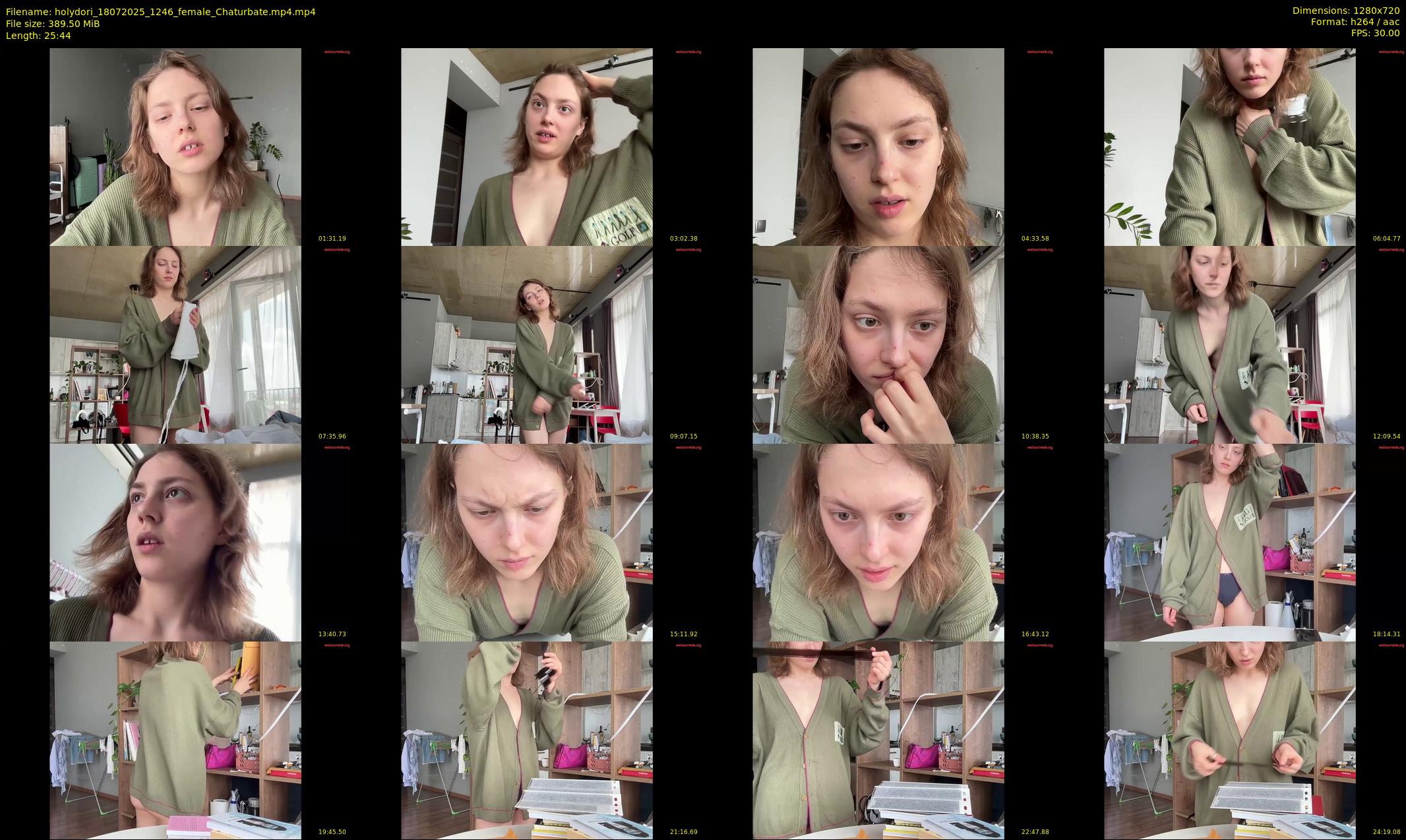 holydori — 26 minute Chaturbate female cam show recording, 720p, Jul 18, 2025