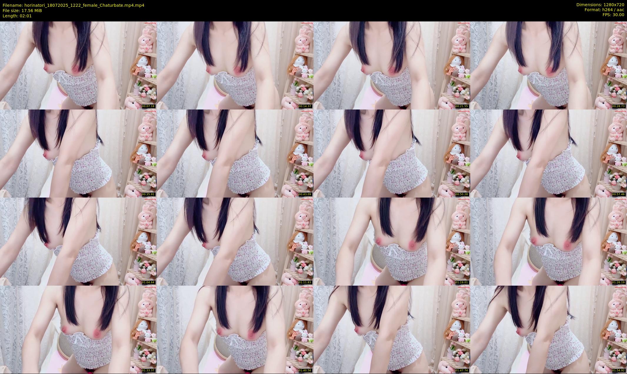 horinatori — 3 minute Chaturbate female cam show recording, 720p, Jul 18, 2025