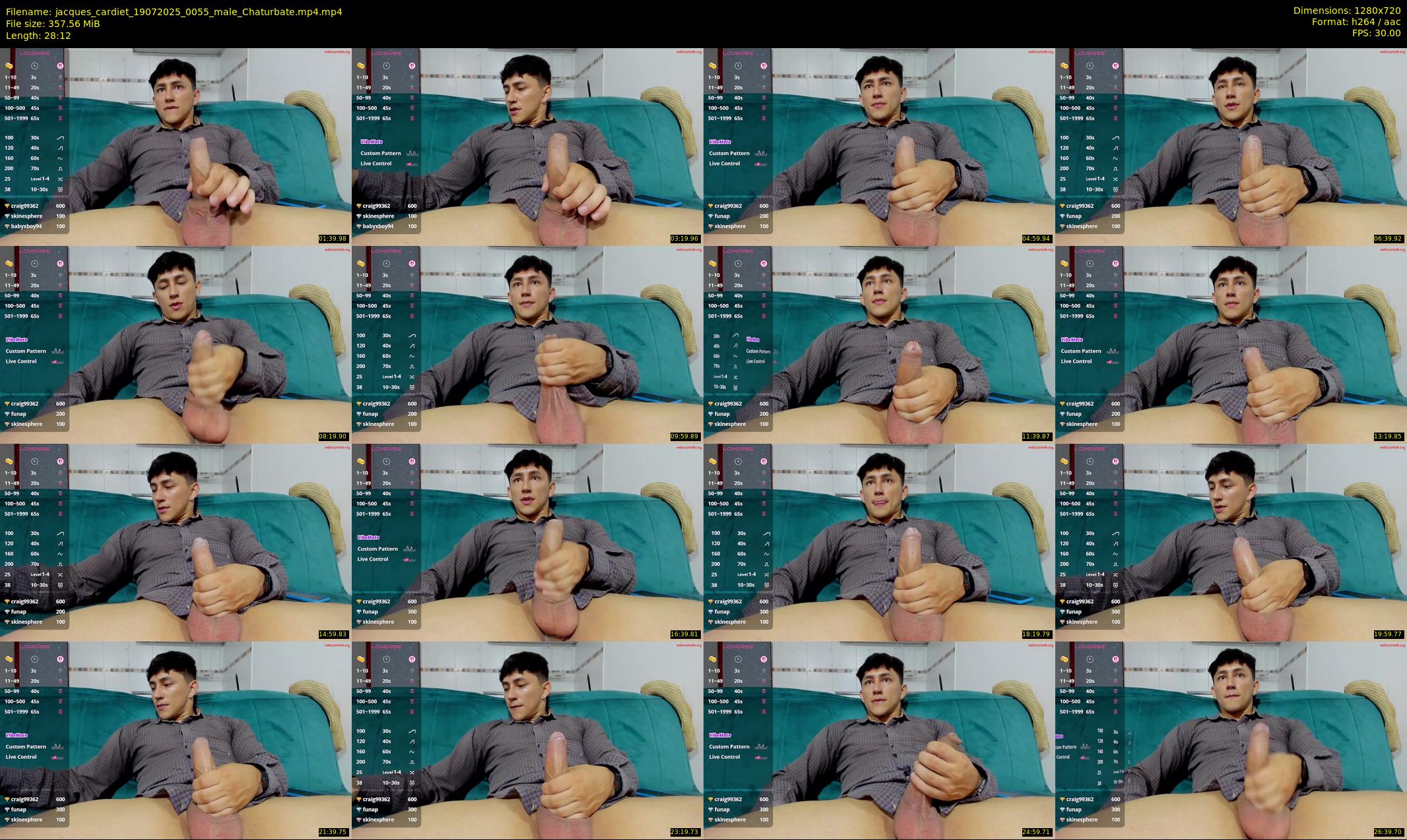 jacques_cardiet — 29 minute Chaturbate male cam show recording, 720p, Jul 19, 2025