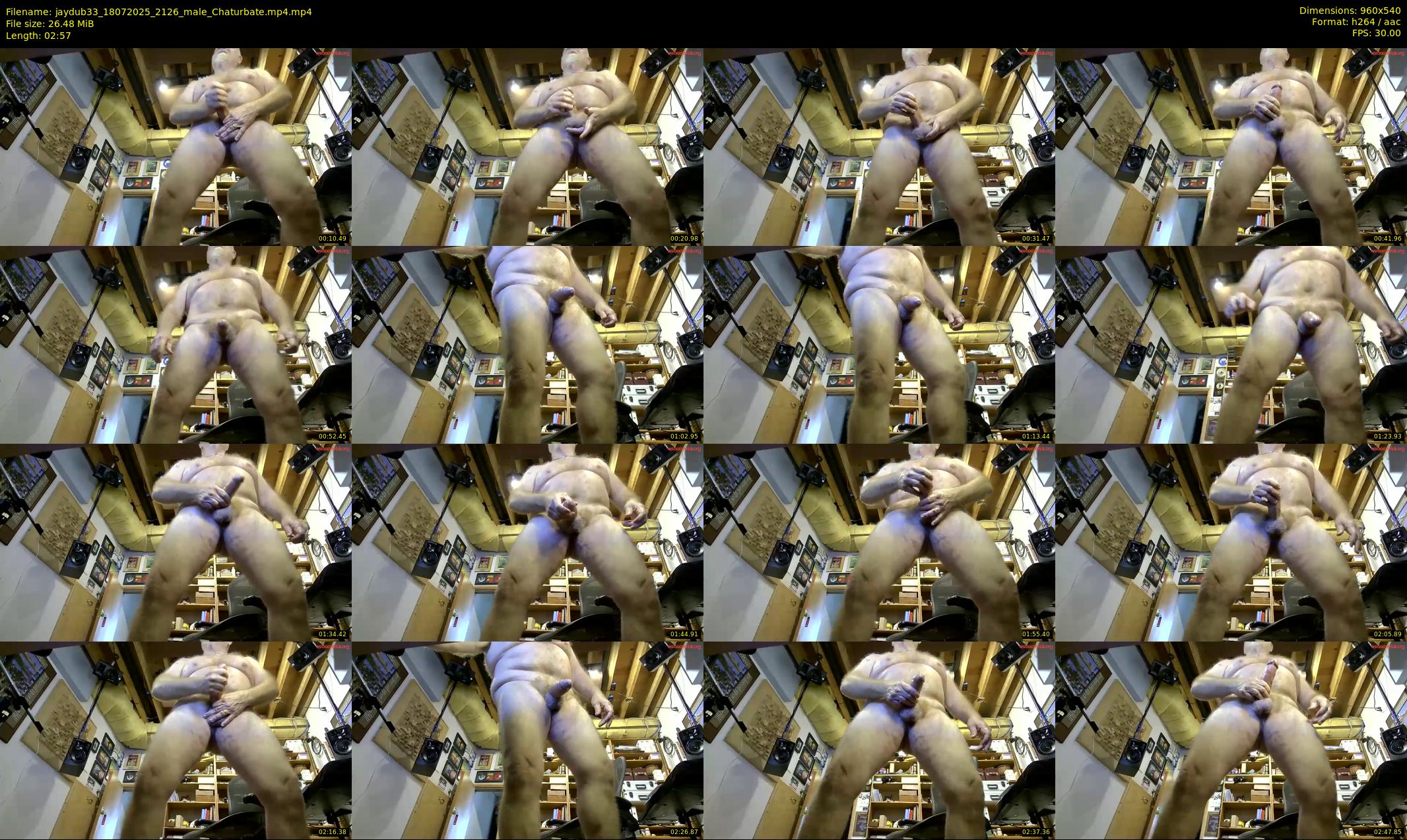 jaydub33 — 3 minute Chaturbate male cam show recording, 480p, Jul 18, 2025