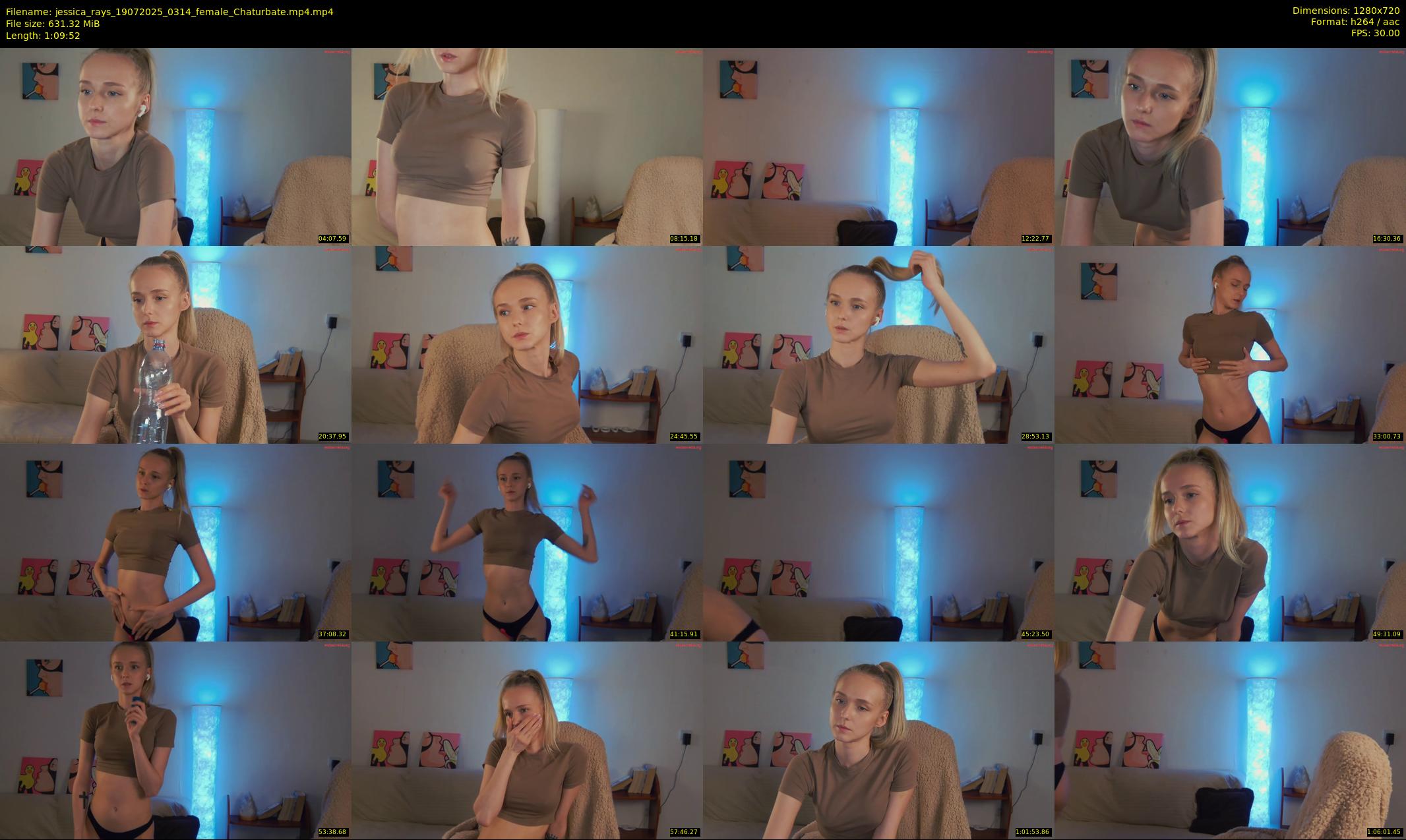jessica_rays — 70 minute Chaturbate couple cam show recording, 720p, Jul 19, 2025