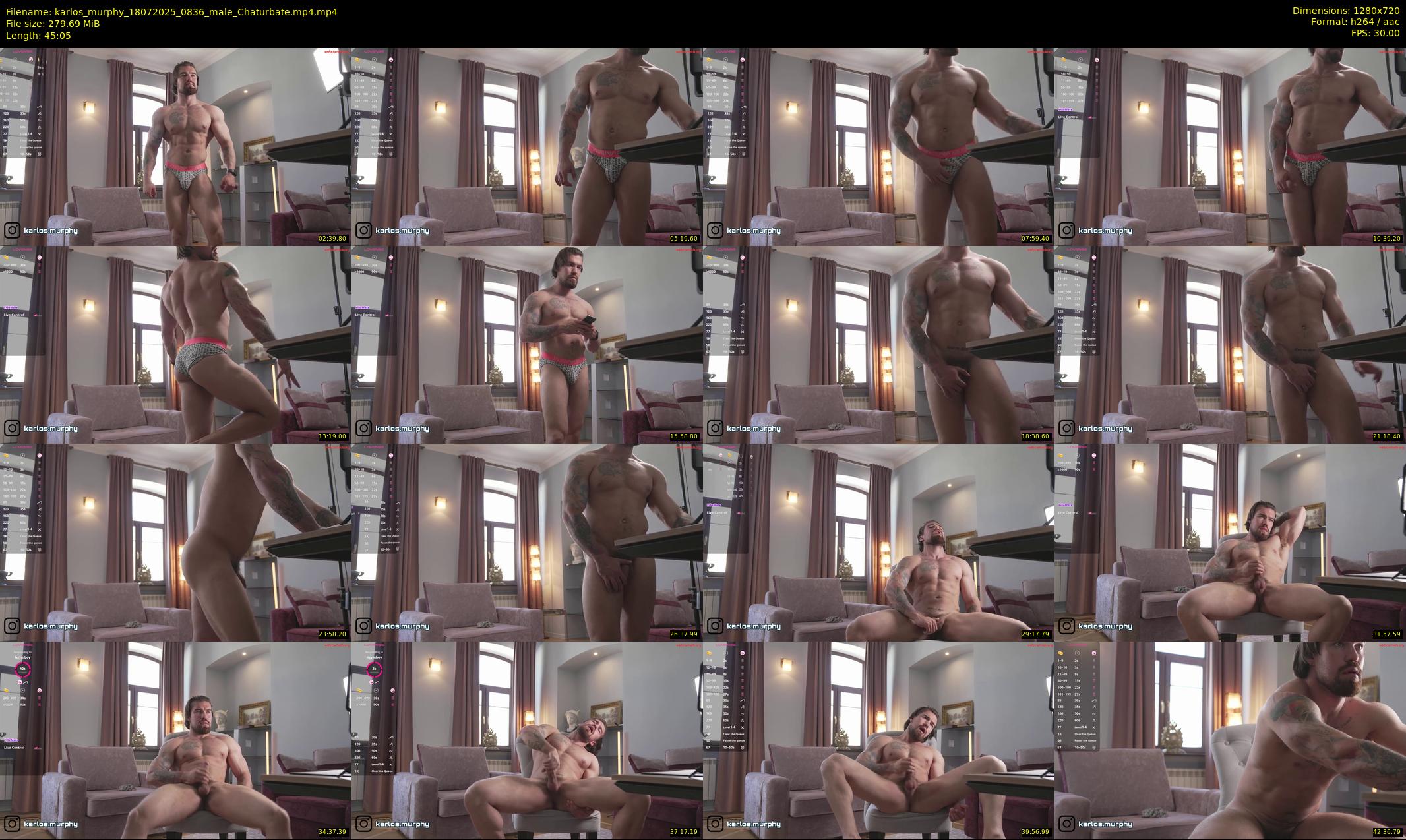 karlos_murphy — 46 minute Chaturbate male cam show recording, 720p, Jul 18, 2025