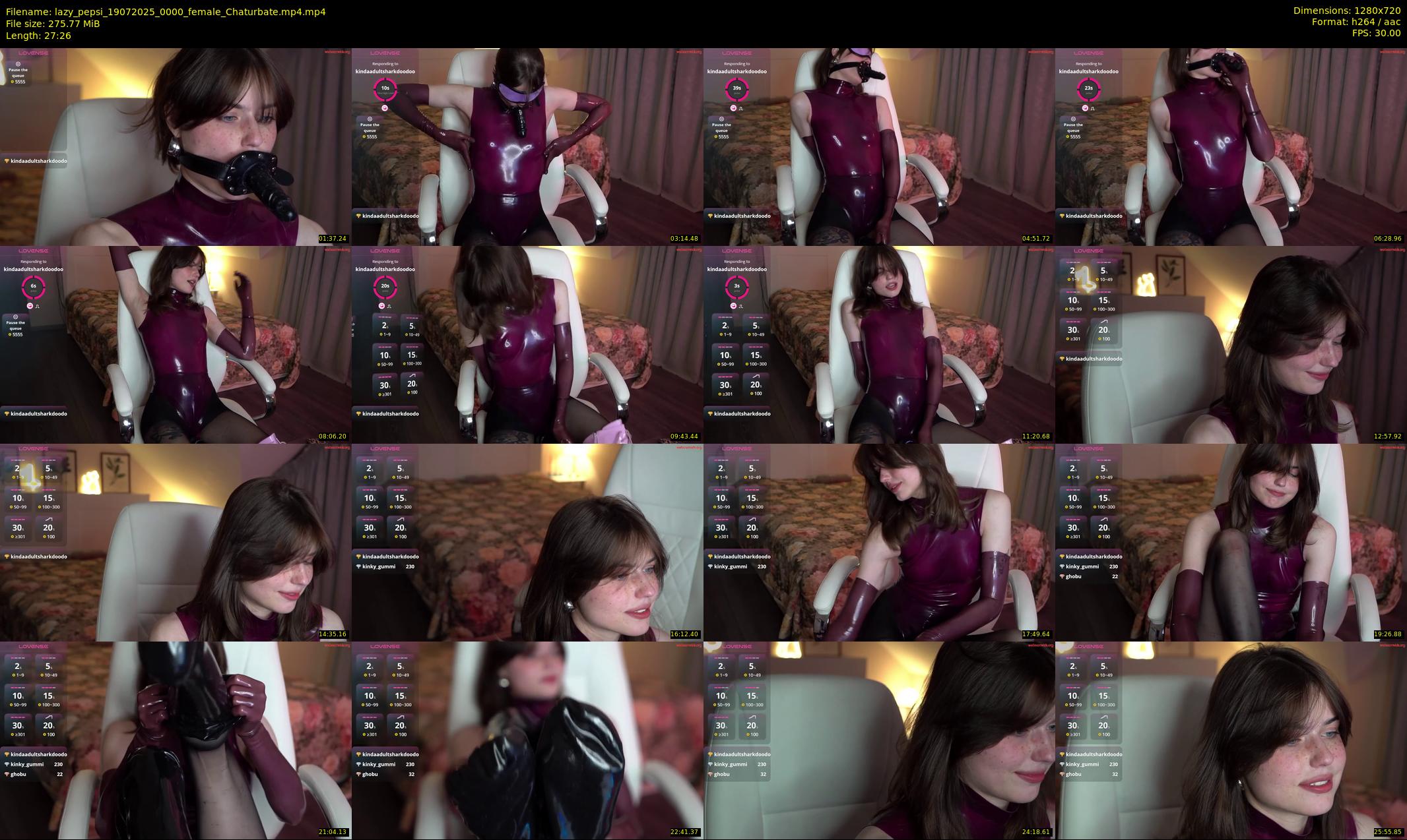 lazy_pepsi — 28 minute Chaturbate female cam show recording, 720p, Jul 19, 2025