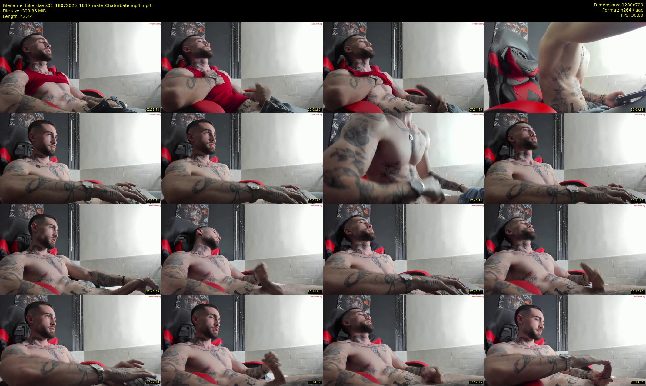luke_davis01 — 43 minute Chaturbate male cam show recording, 720p, Jul 18, 2025