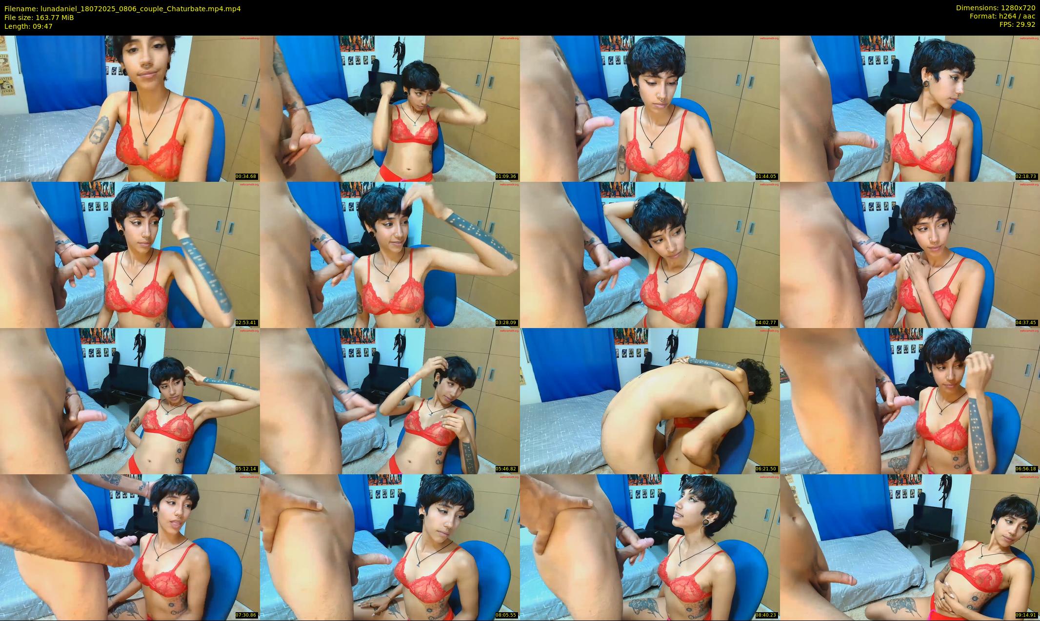 lunadaniel — 10 minute Chaturbate couple cam show recording, 720p, Jul 18, 2025