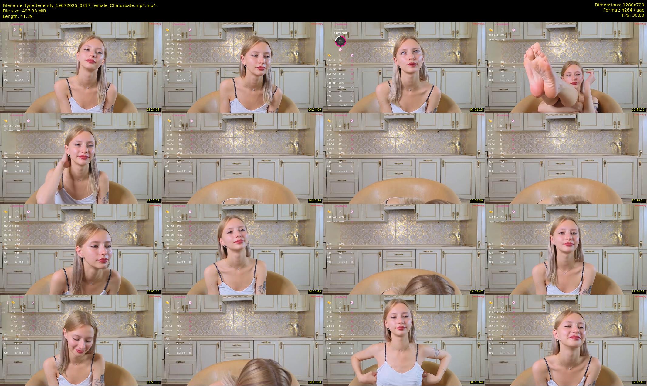 lynettedendy — 42 minute Chaturbate female cam show recording, 720p, Jul 19, 2025