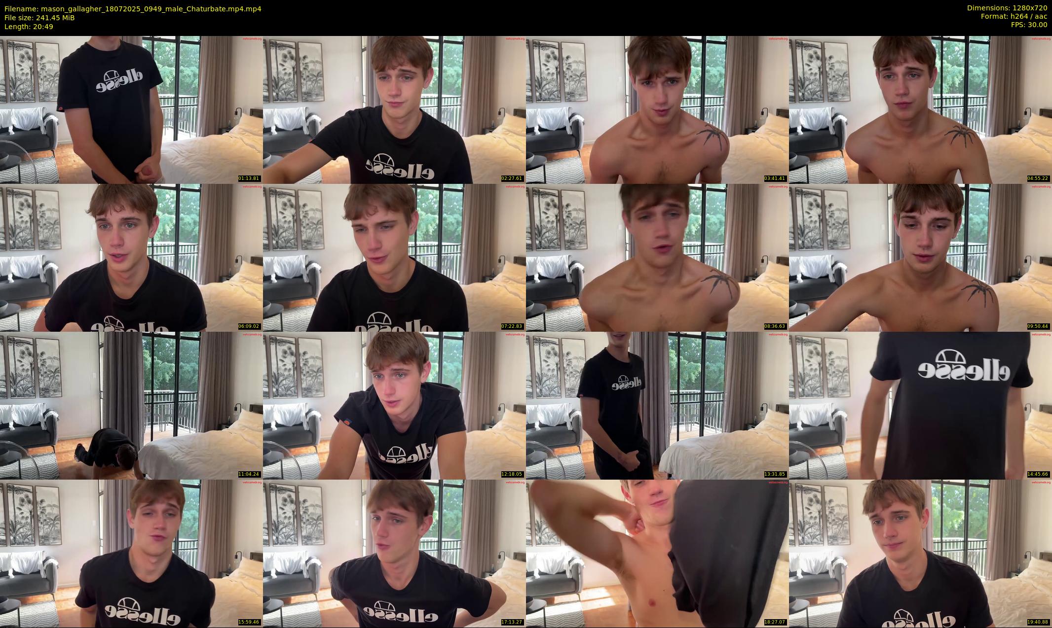 mason_gallagher — 21 minute Chaturbate male cam show recording, 720p, Jul 18, 2025