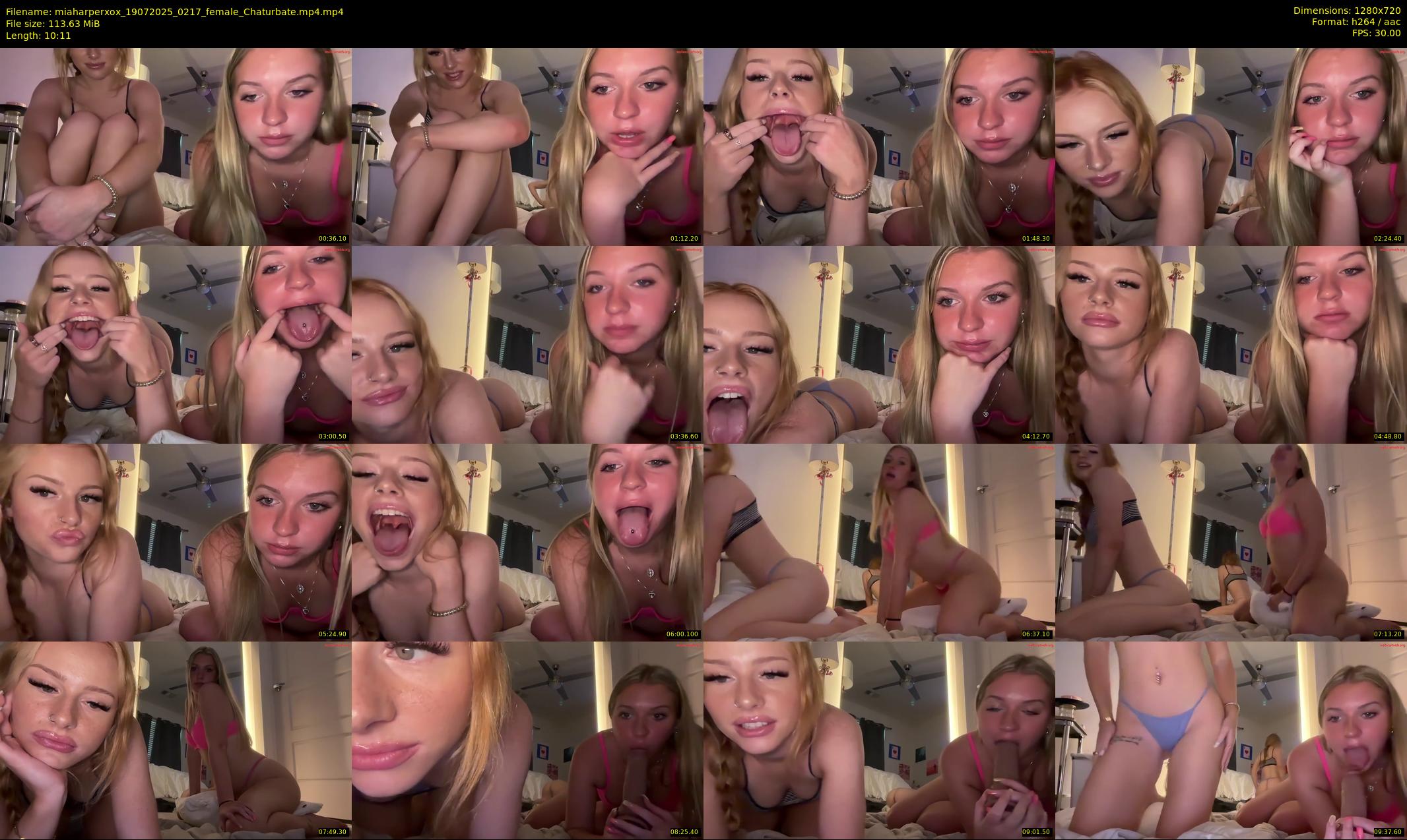miaharperxox — 11 minute Chaturbate female cam show recording, 720p, Jul 19, 2025
