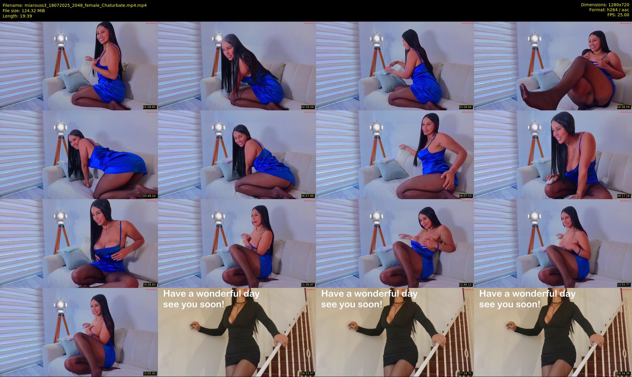 miarouss3 — 20 minute Chaturbate female cam show recording, 720p, Jul 18, 2025