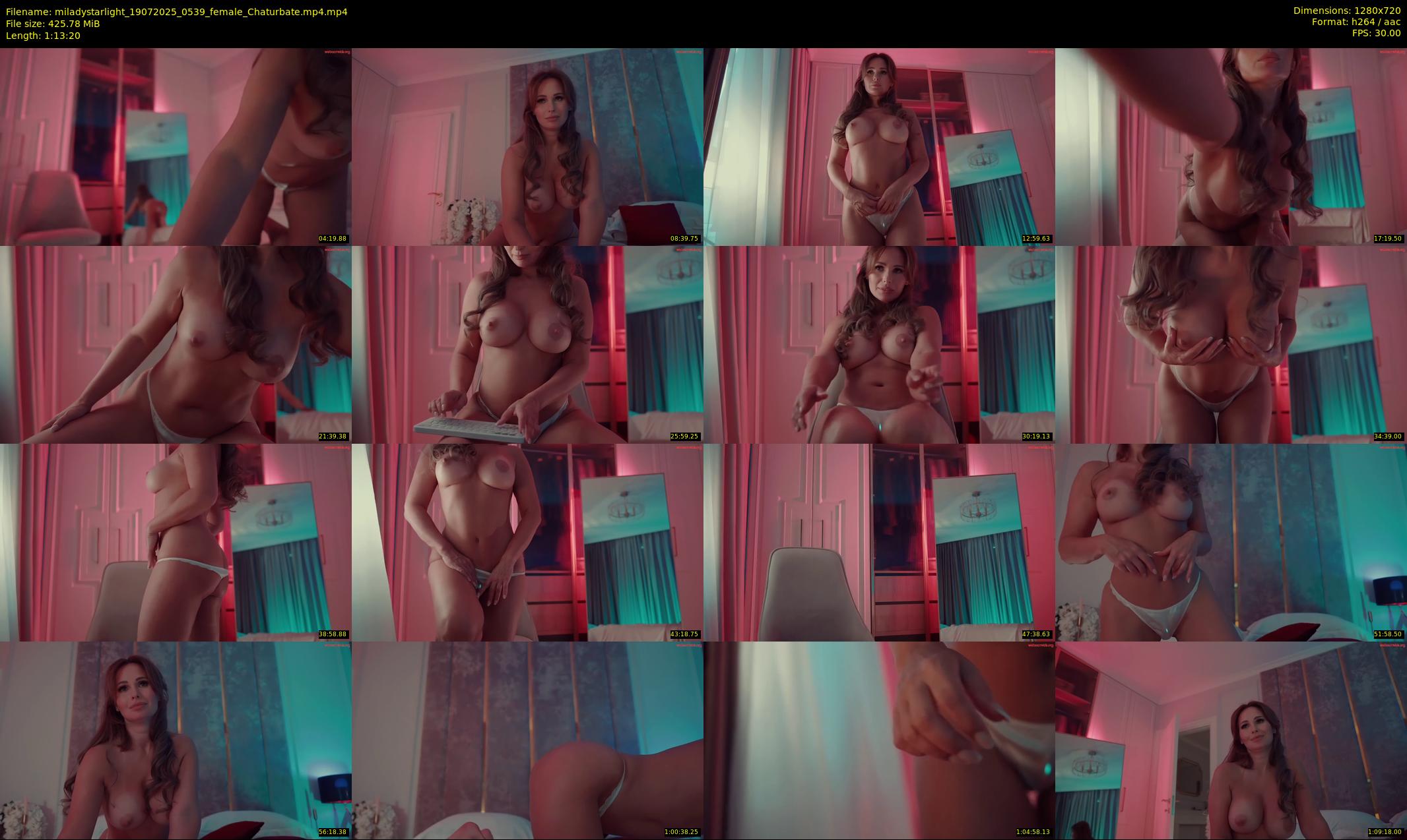 miladystarlight — 74 minute Chaturbate female cam show recording, 720p, Jul 19, 2025