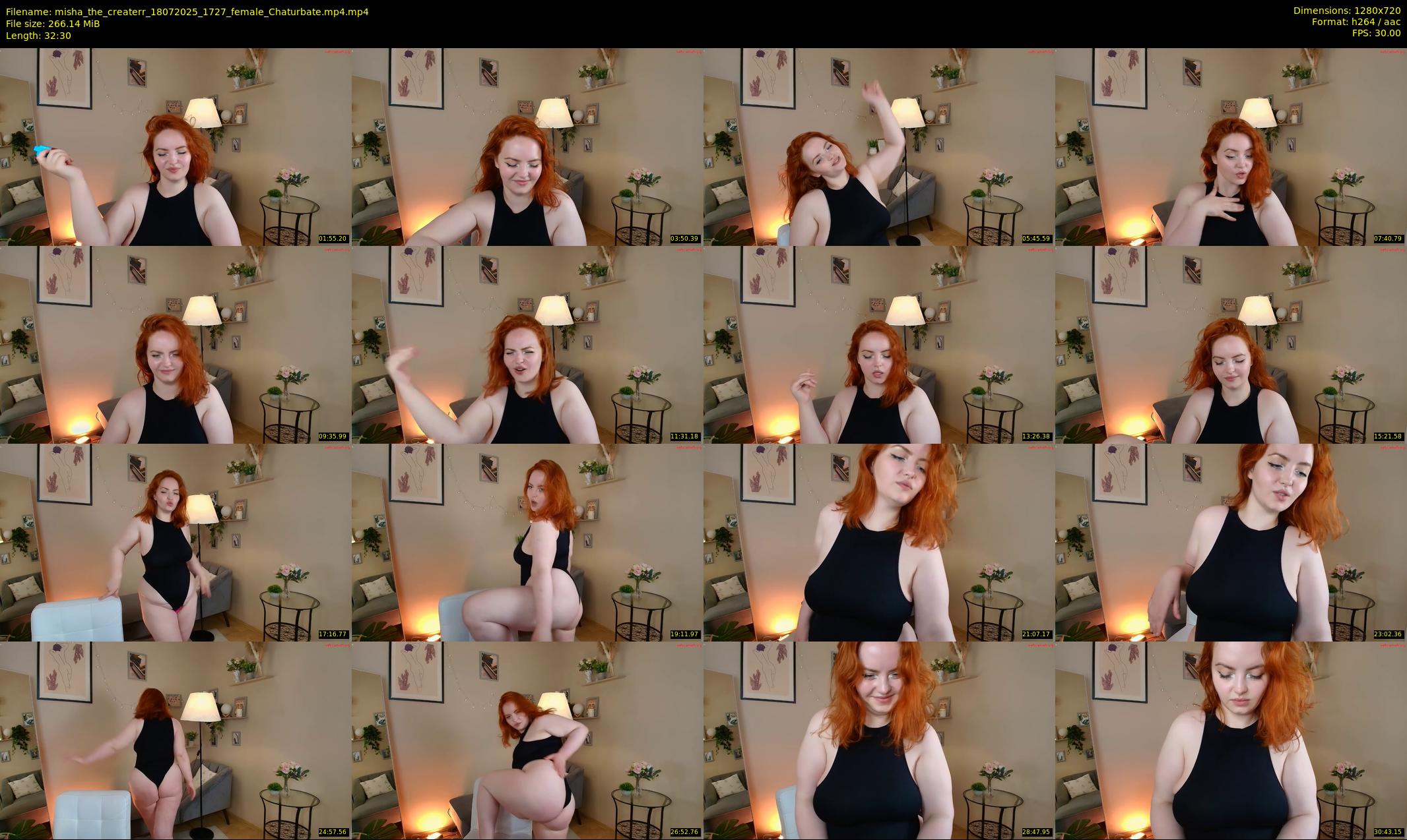 misha_the_createrr — 33 minute Chaturbate female cam show recording, 720p, Jul 18, 2025